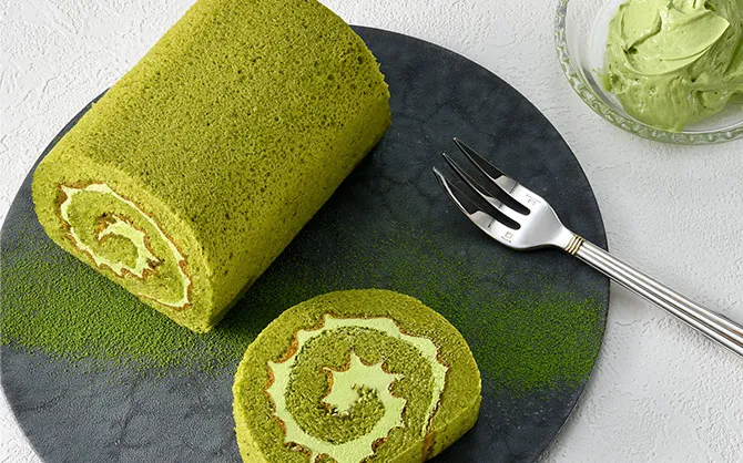 濃茶ロールケーキ