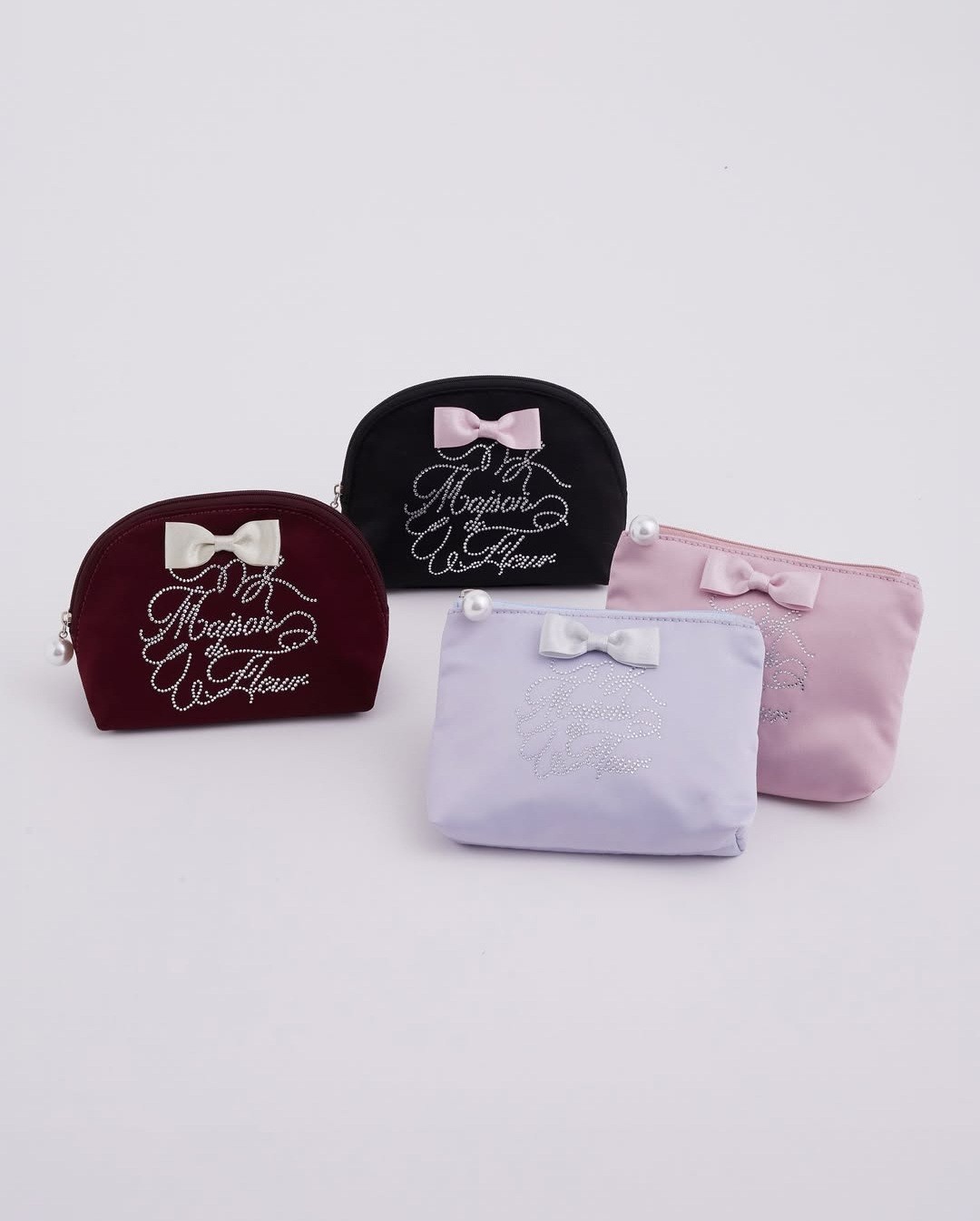 シャイニーリボンティッシュケース&ラウンドポーチ✨