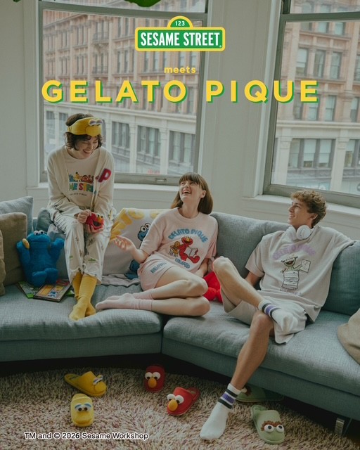 3月4日 (WED)SESAME STREET meets GELATO PIQUE発売スタート!