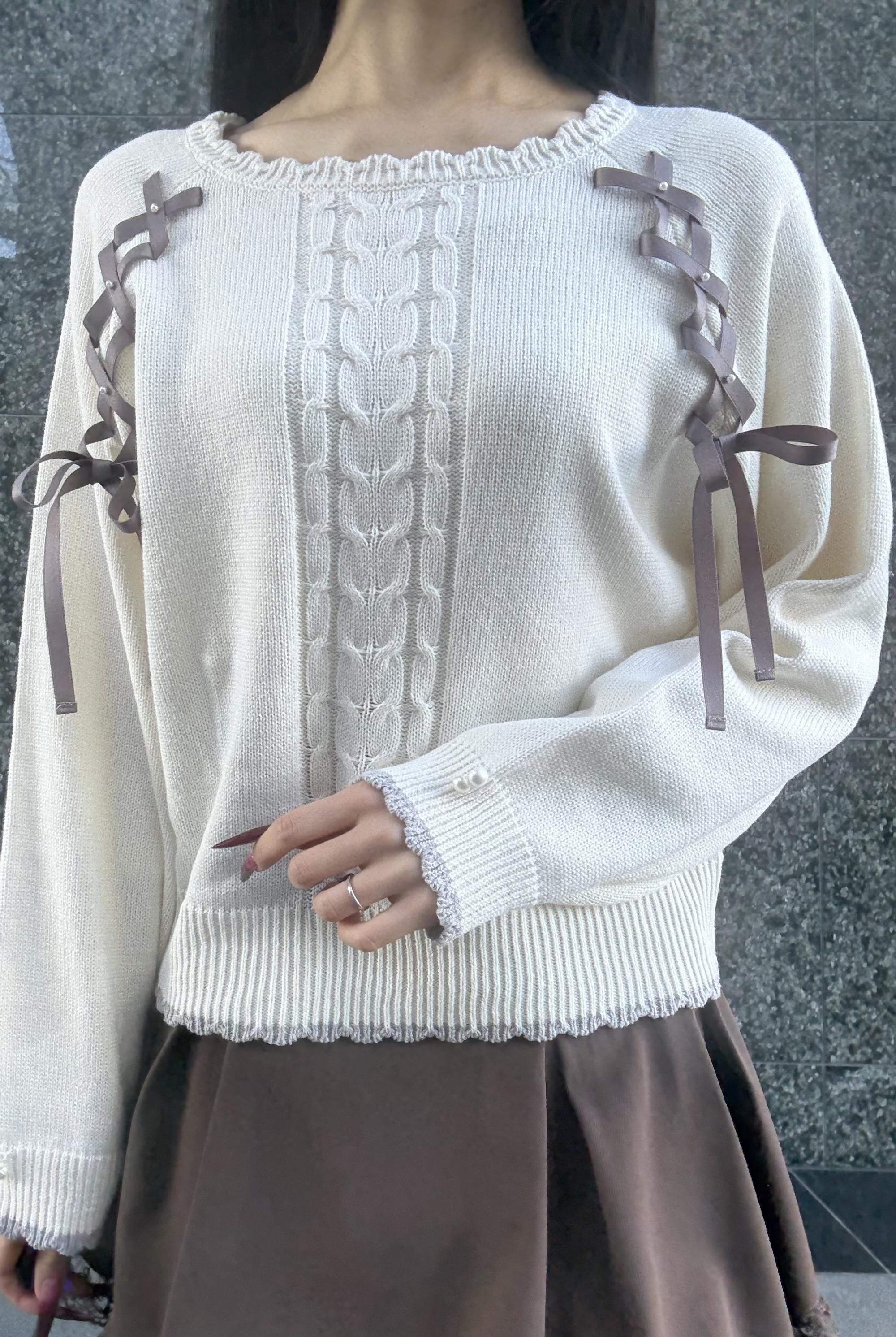 さらっと着られる！春まで大活躍のプルオーバー