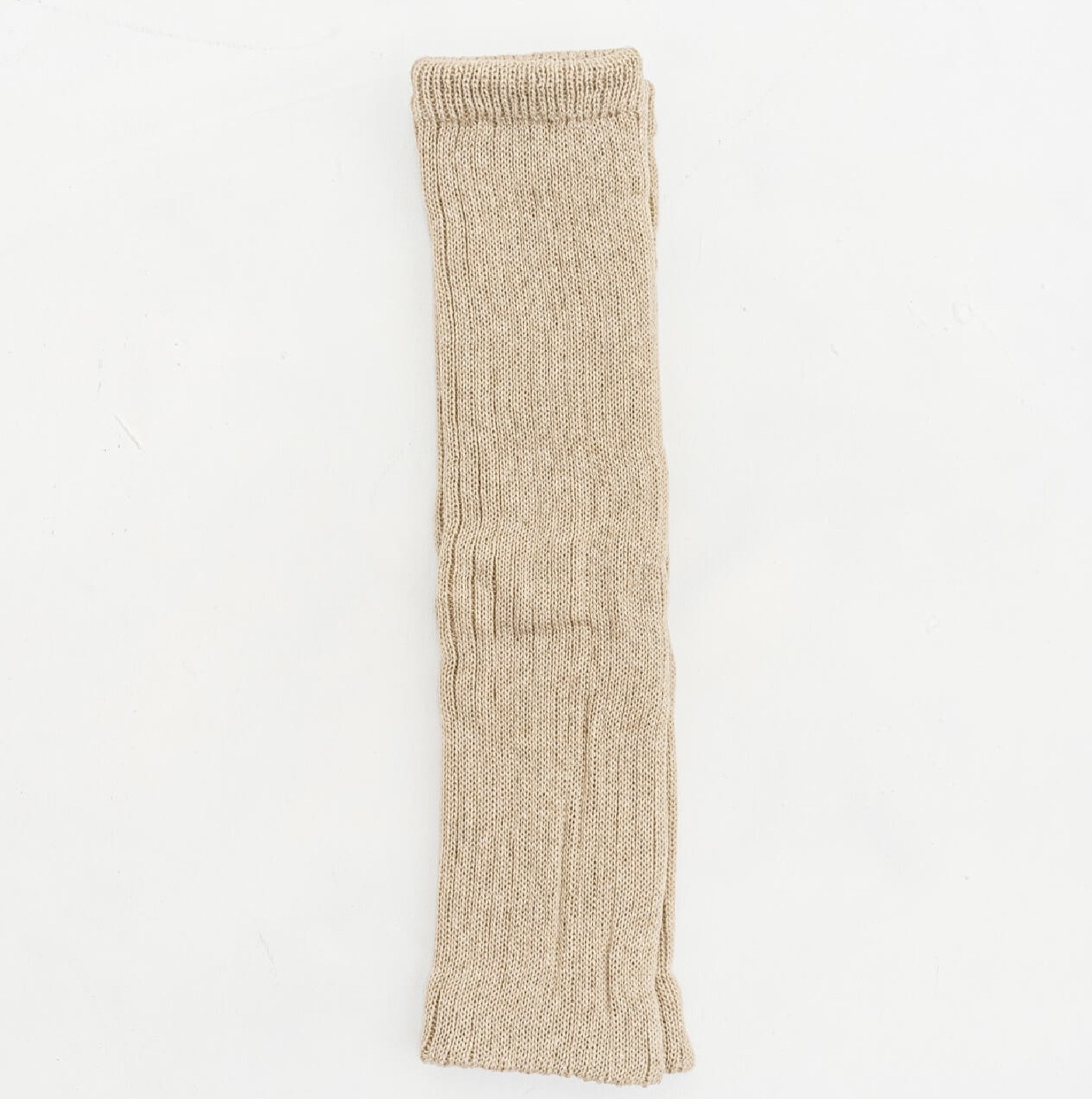 寒さ対策にぴったり！『2重編み裏シルクレッグウォーマー』