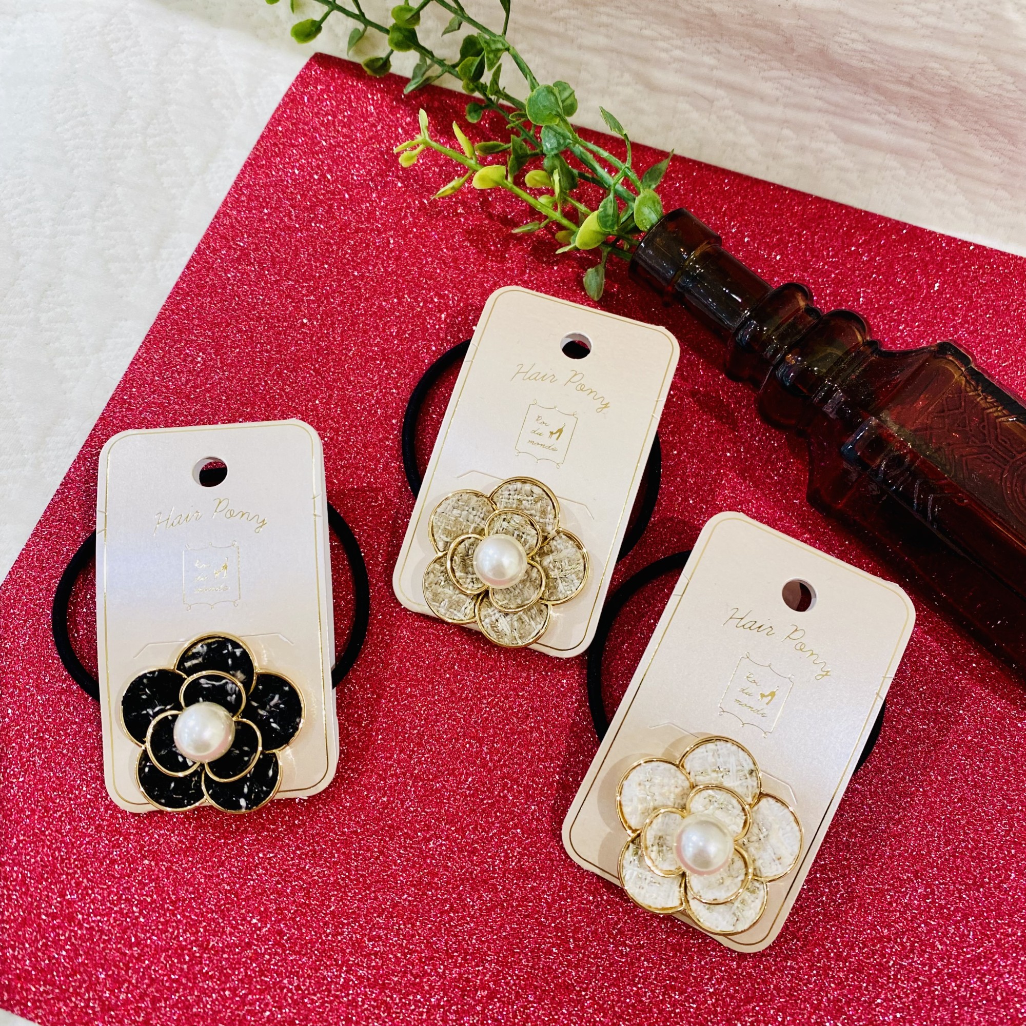 オススメアイテム✨お花モチーフヘアゴム💐