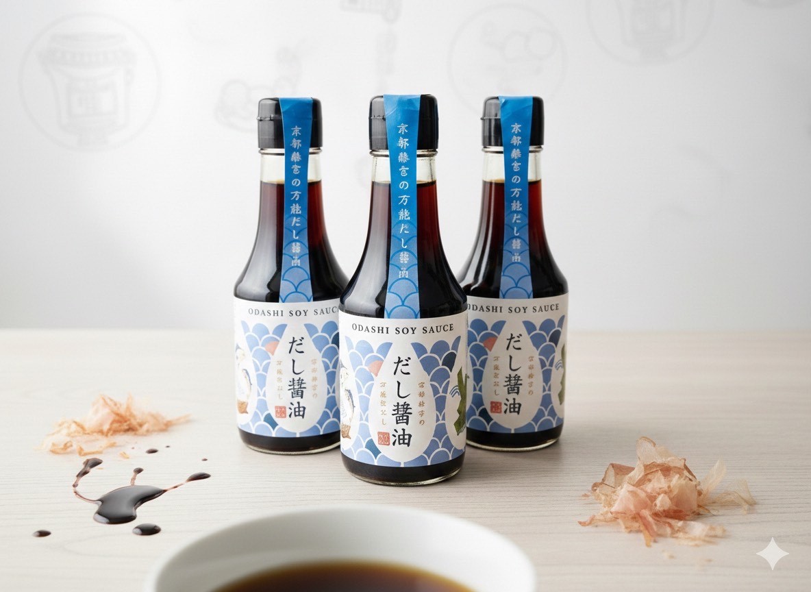 【新商品】"京都離宮のだし醬油" 販売開始