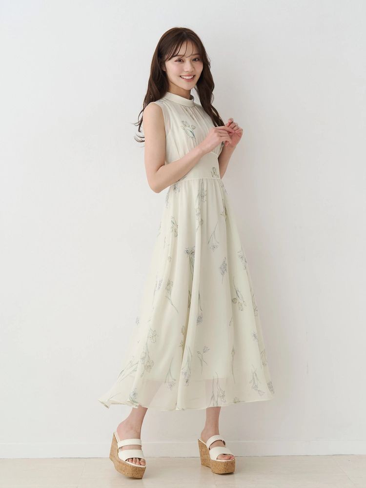 王道花柄ワンピース！