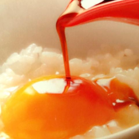 京都産濃紅卵で仕上げる贅沢TKG