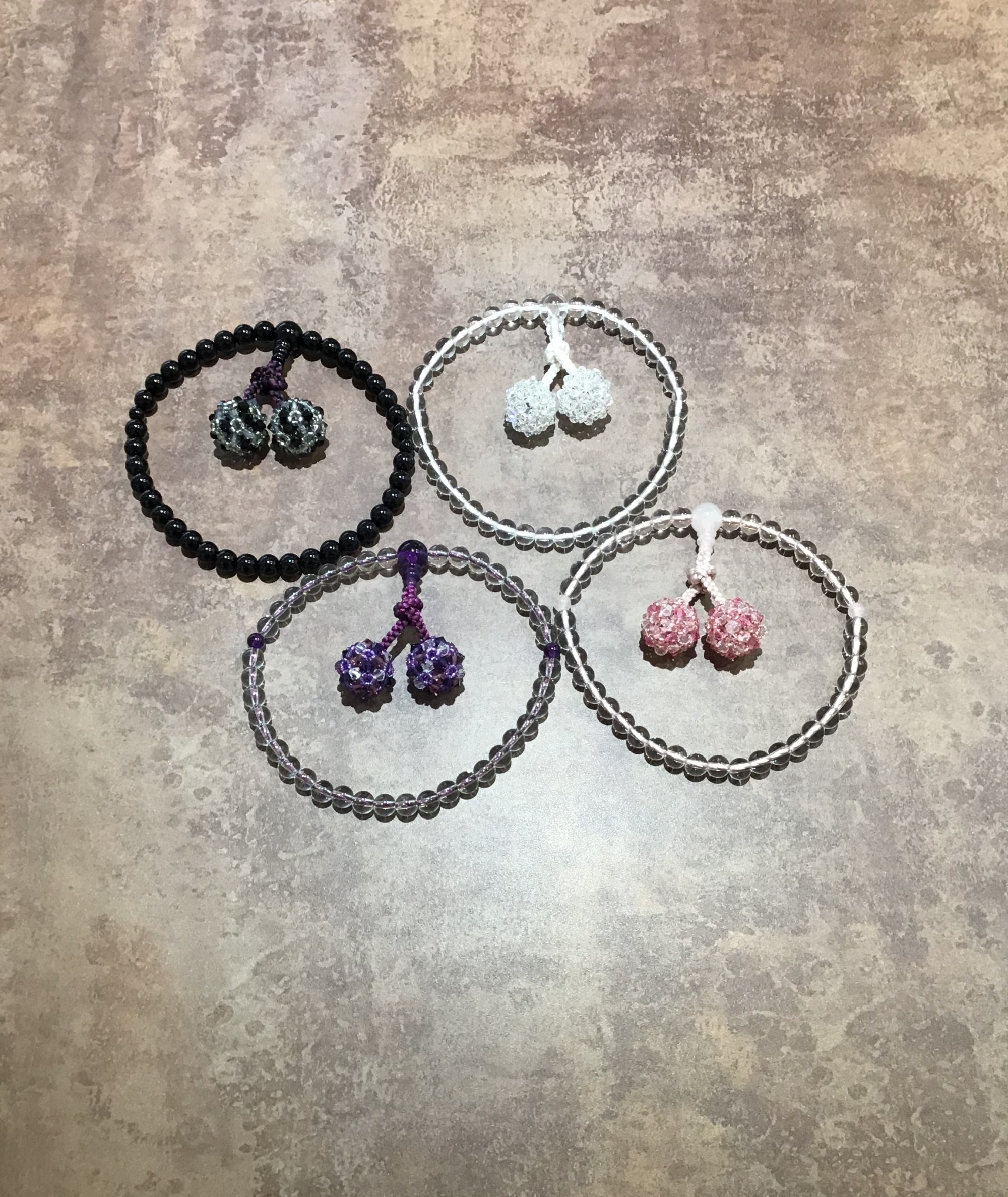 ジュエル念珠尺一丸片手