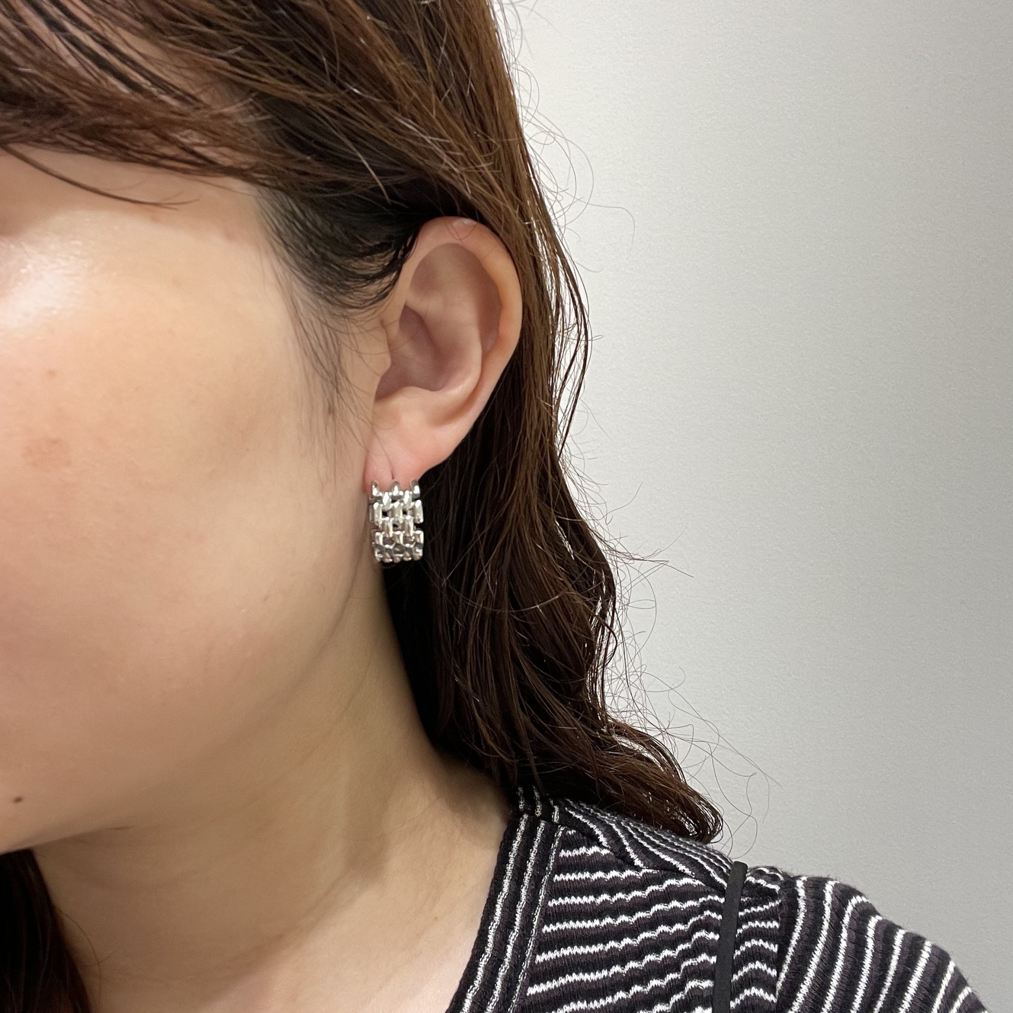 【大人気！メタルフープピアス⛓️】