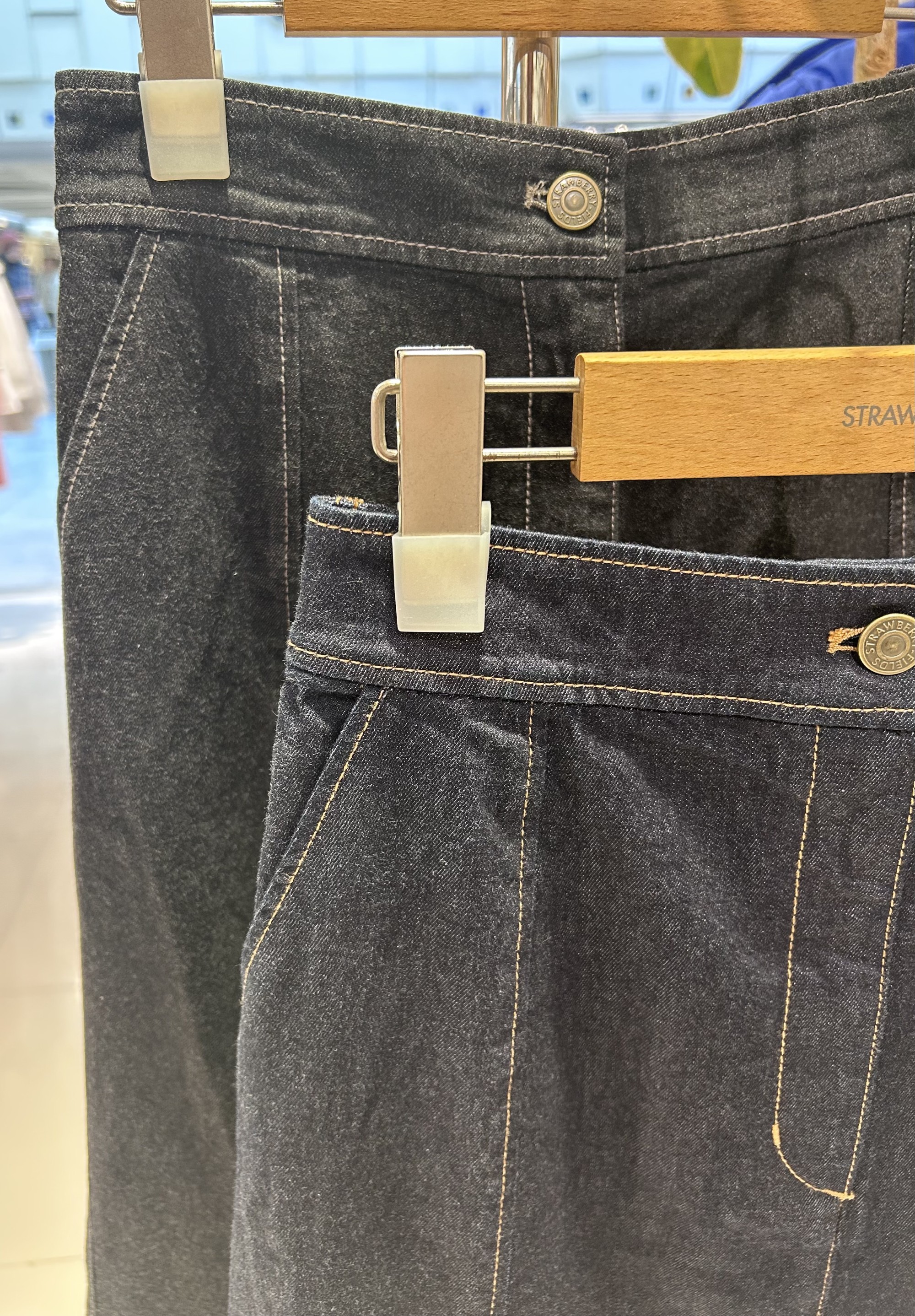 デニムのマーメイドスカート