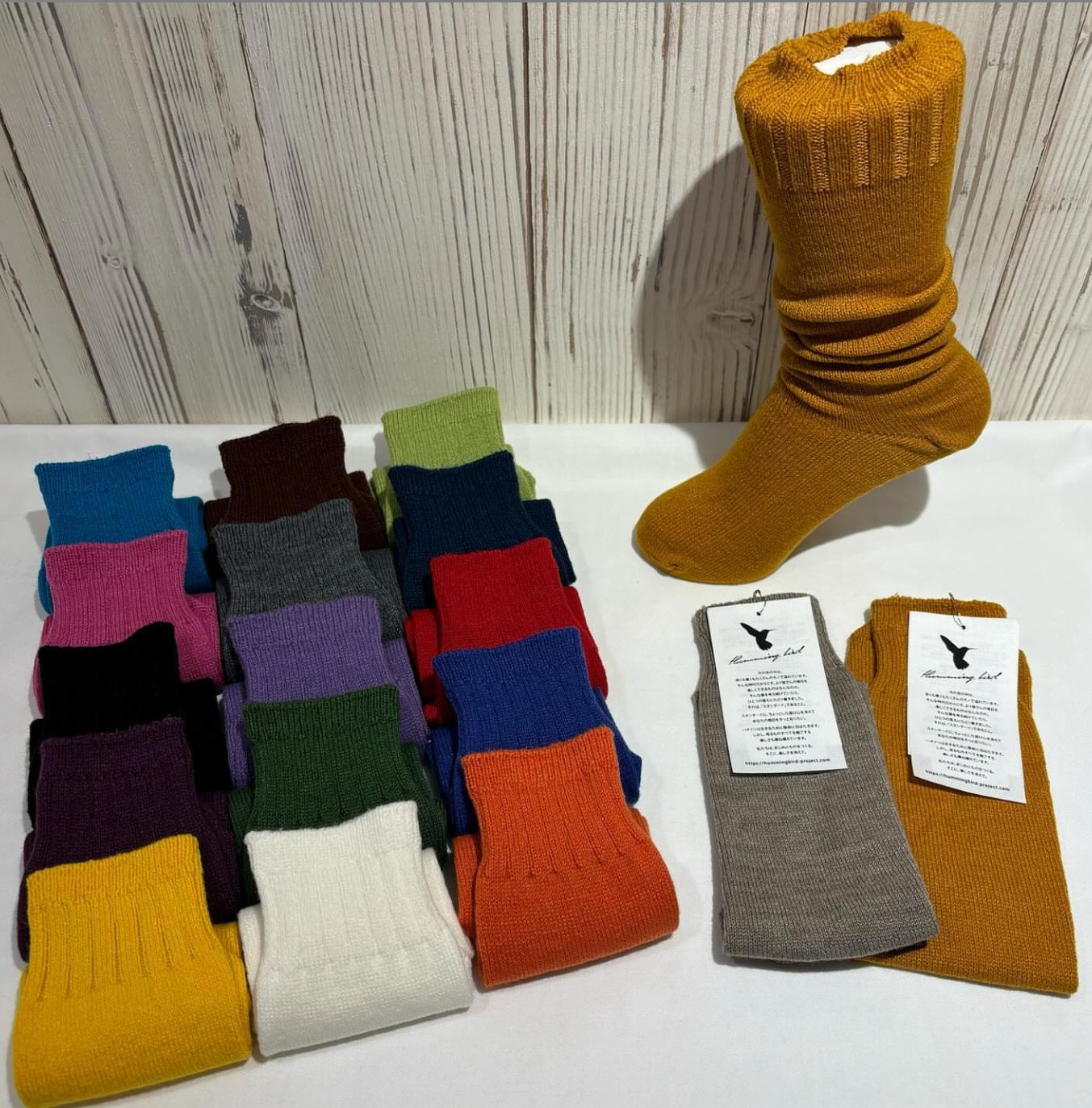 ゆるっと感が可愛い！『メリノウールゆるあったかソックス』