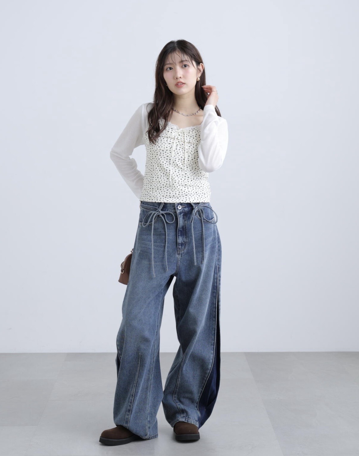 インナー付きシアー素材のカーディガン登場❣️