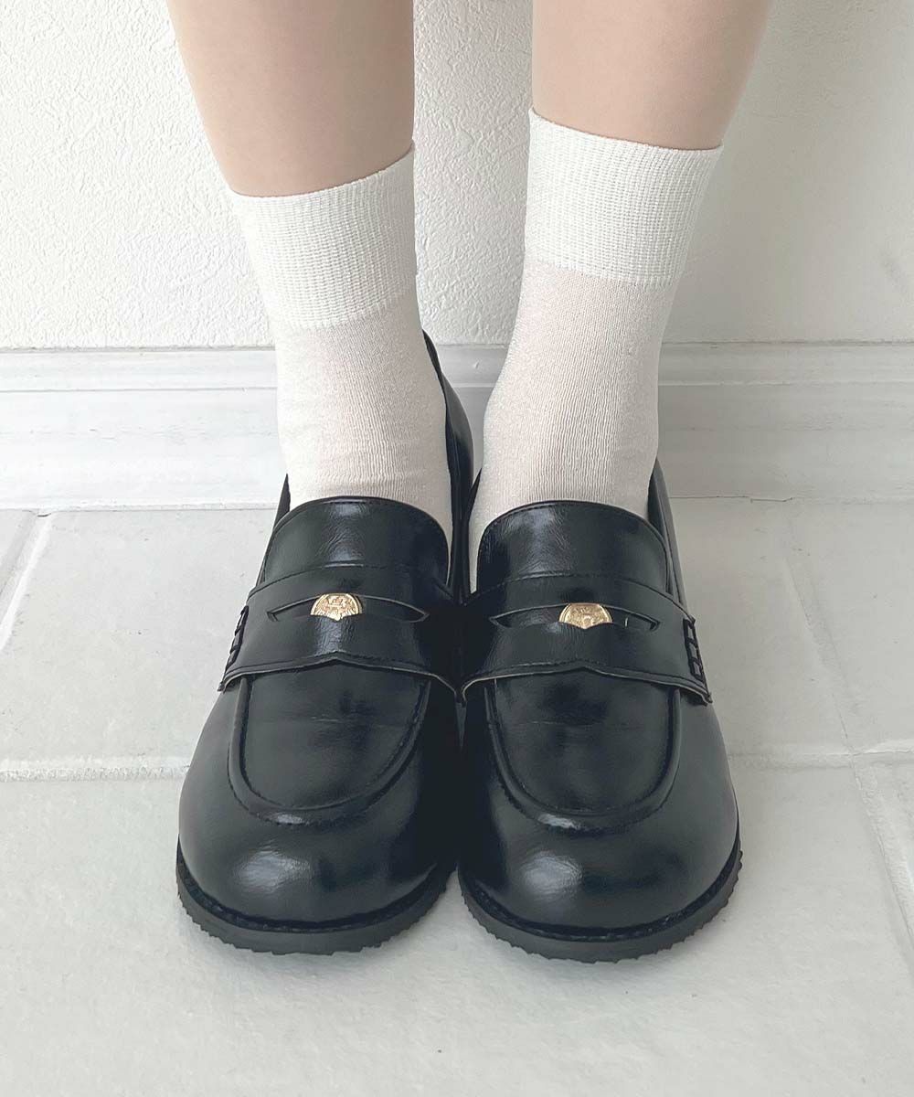 フレンチヴィンテージなコインローファー。