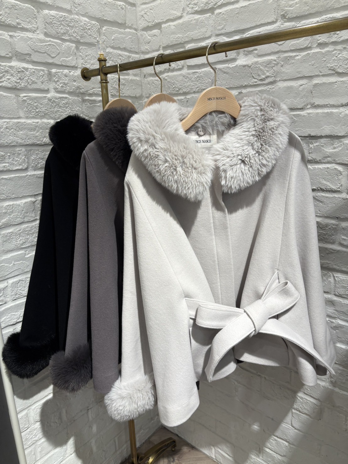 MISCHMASCH ミッシュマッシュ ポンチョコート 【公式通販】