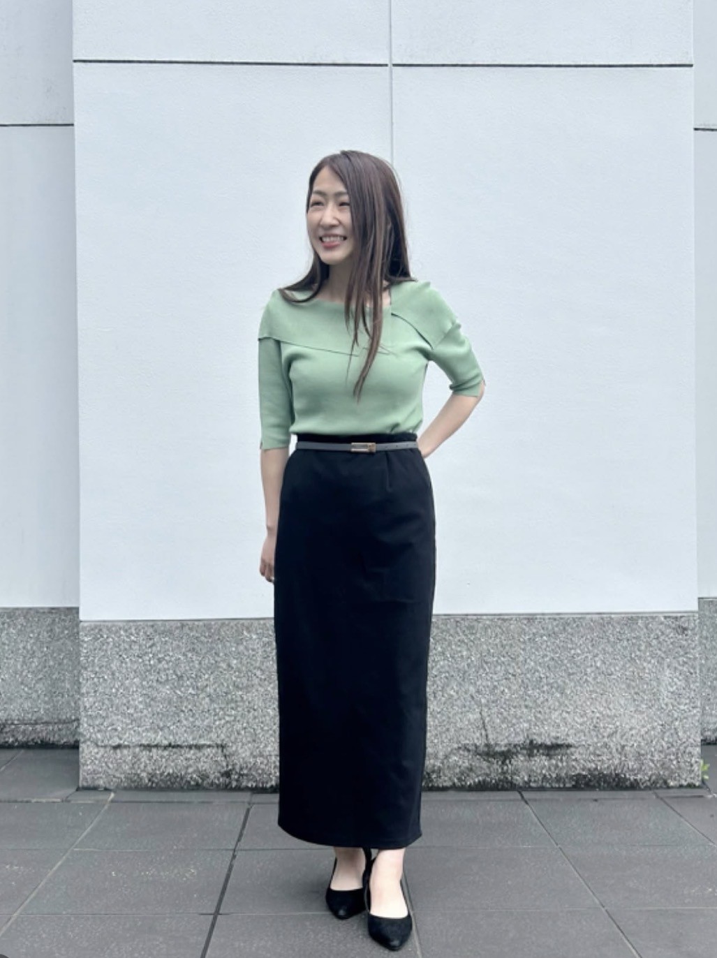 トゥエルブ定番アイテム✨アシメオフショルニット