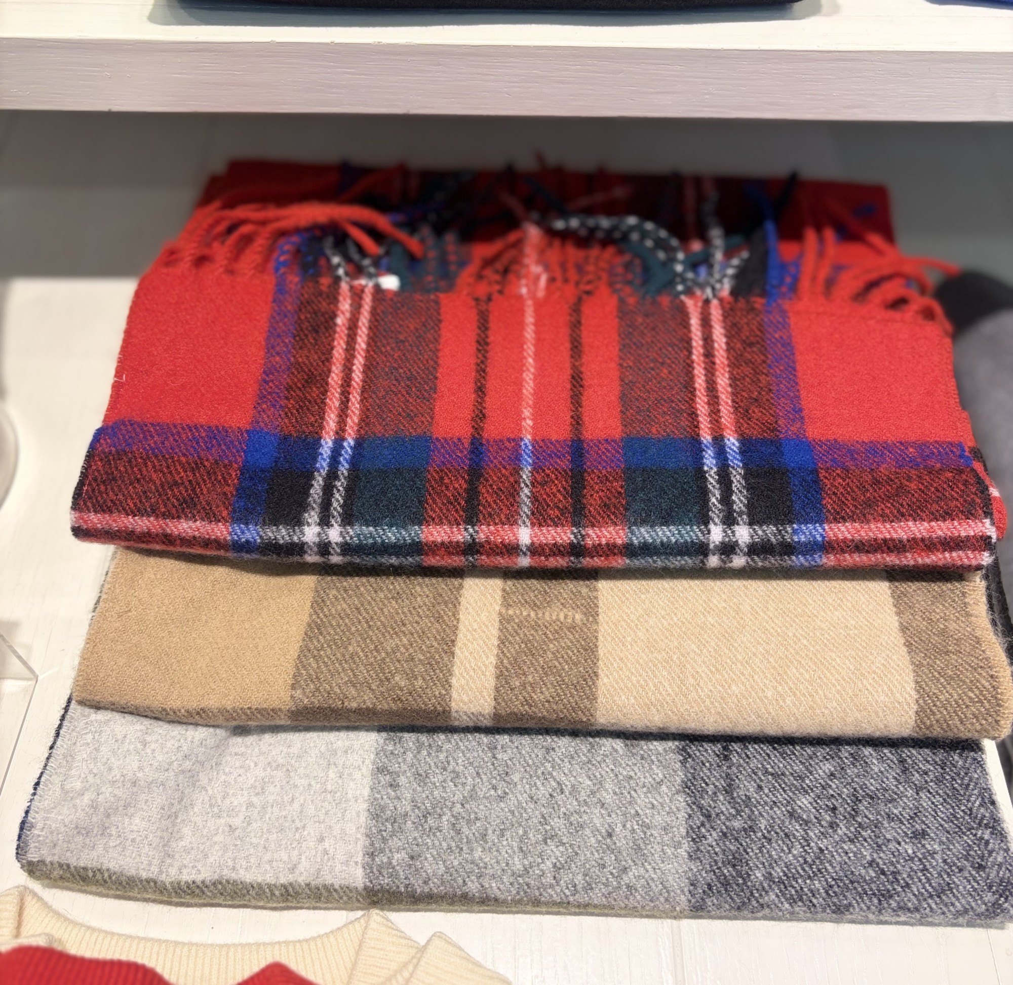 【長く愛される定番マフラー】チェックマフラー