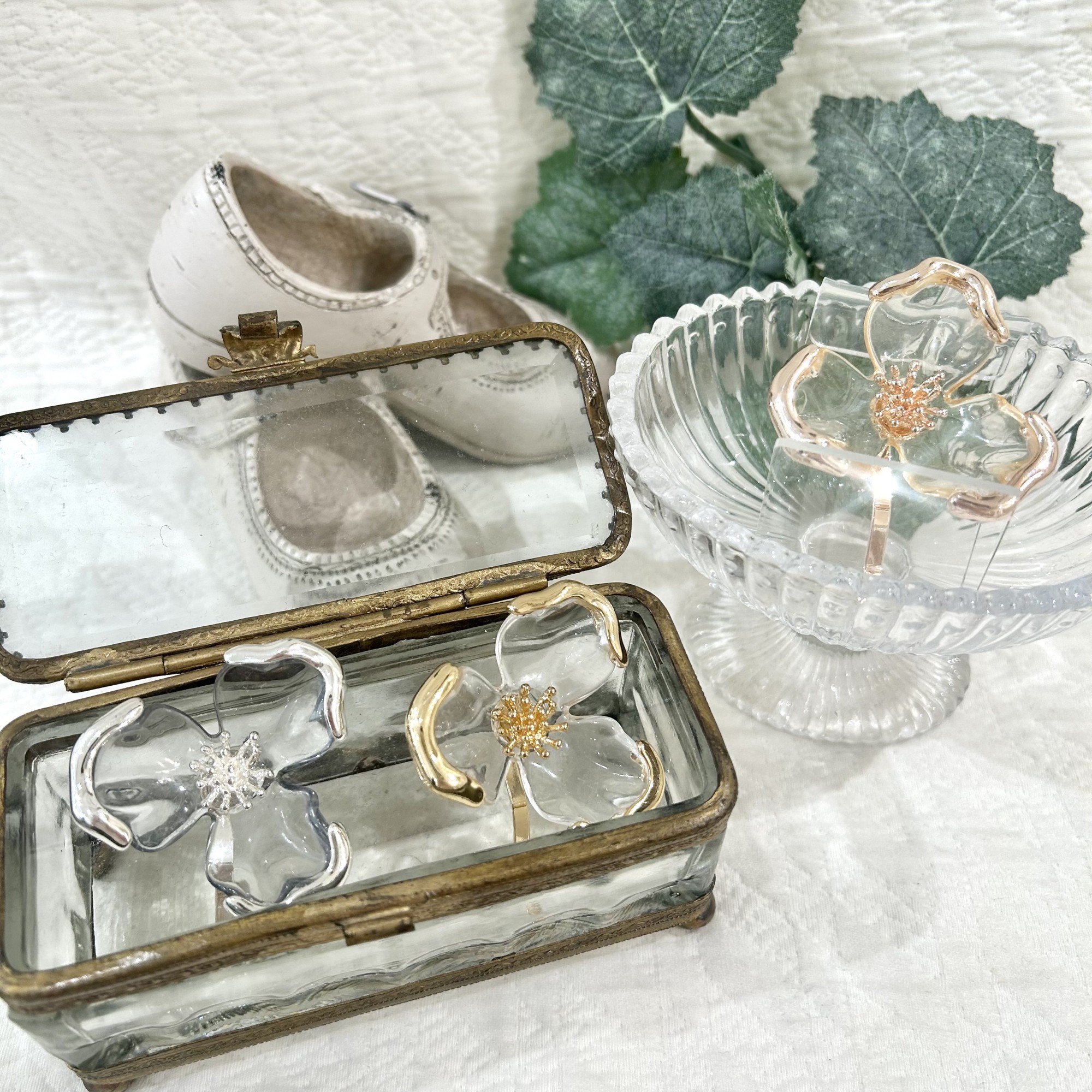 【𝙨𝙪𝙢𝙢𝙚𝙧 𝙢𝙤𝙤𝙙】クリアカラーフラワーフックポニー🌻🫧