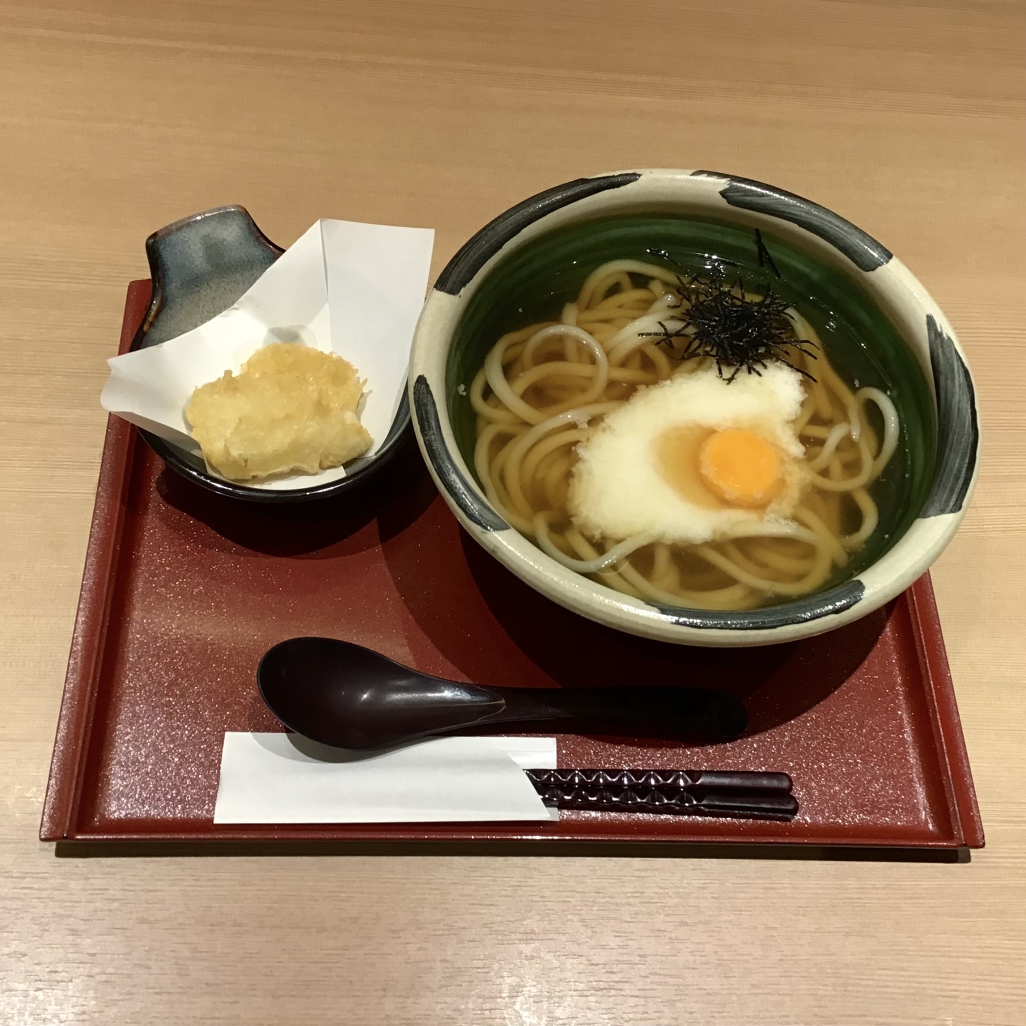 山かけうどん✖️もち天🎑