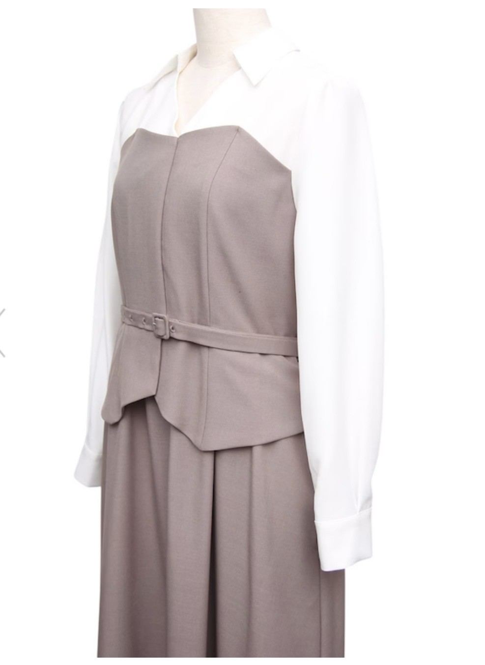 大人なビスチェドッキングワンピース