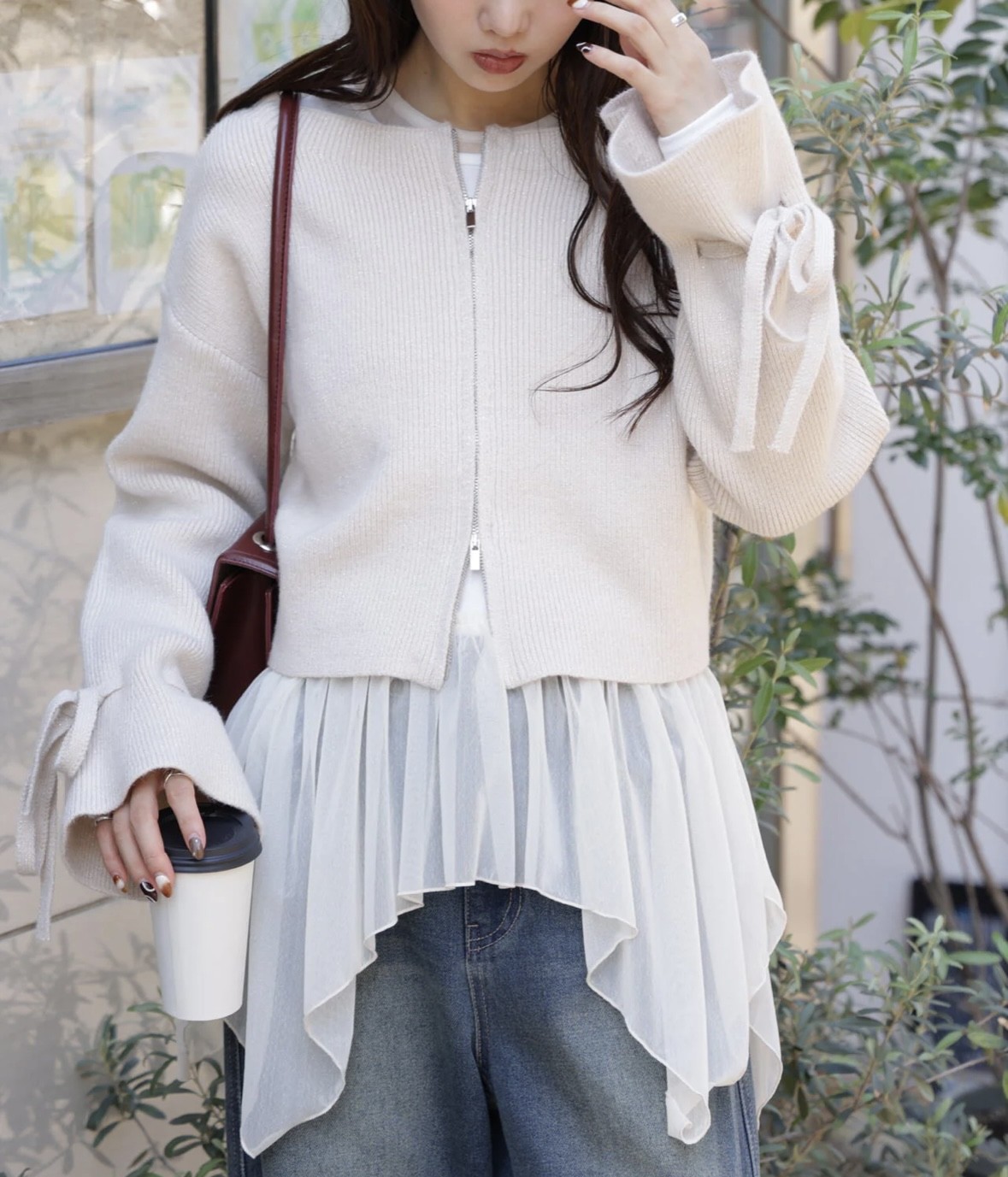 キャンディスリーブニットのご紹介☆