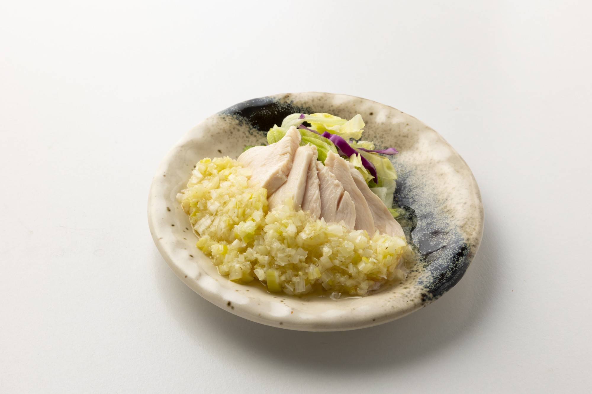 ことばの日！蒸し鶏の葱塩ソース！！