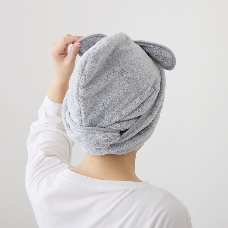ドライヤー時間を短縮！ 巻き付けるだけで快適に乾く、速乾ヘアドライタオル
