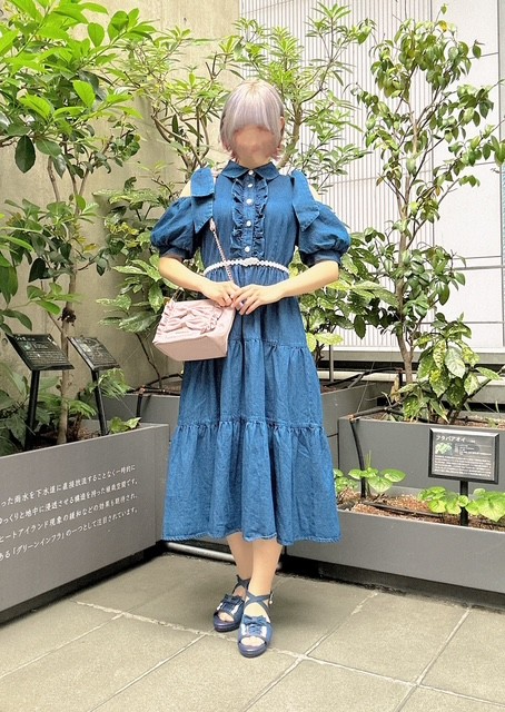 春夏トレンドデニムワンピース
