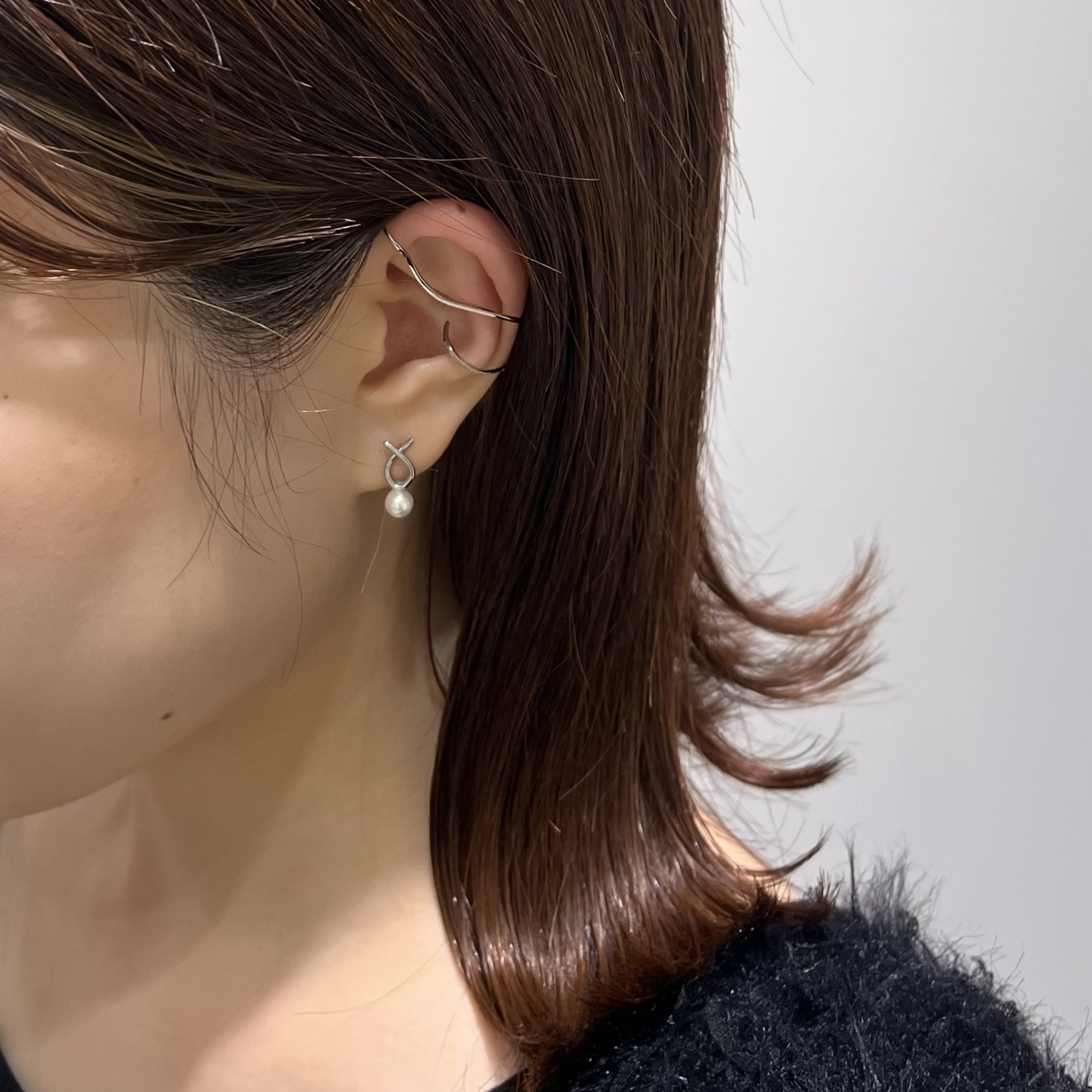 　【❄️オケージョンにおすすめパールピアス❄️】