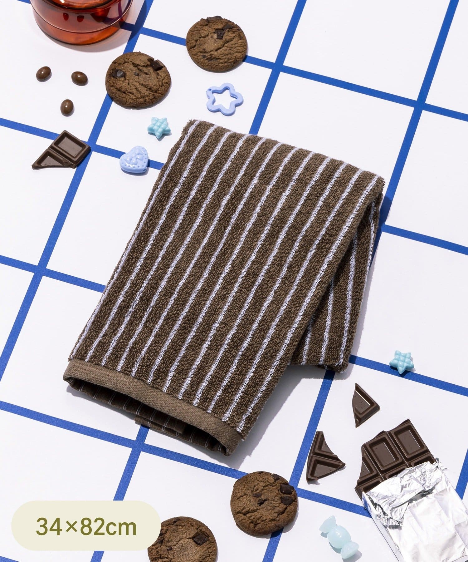 ストライプ柄タオル入荷🌈