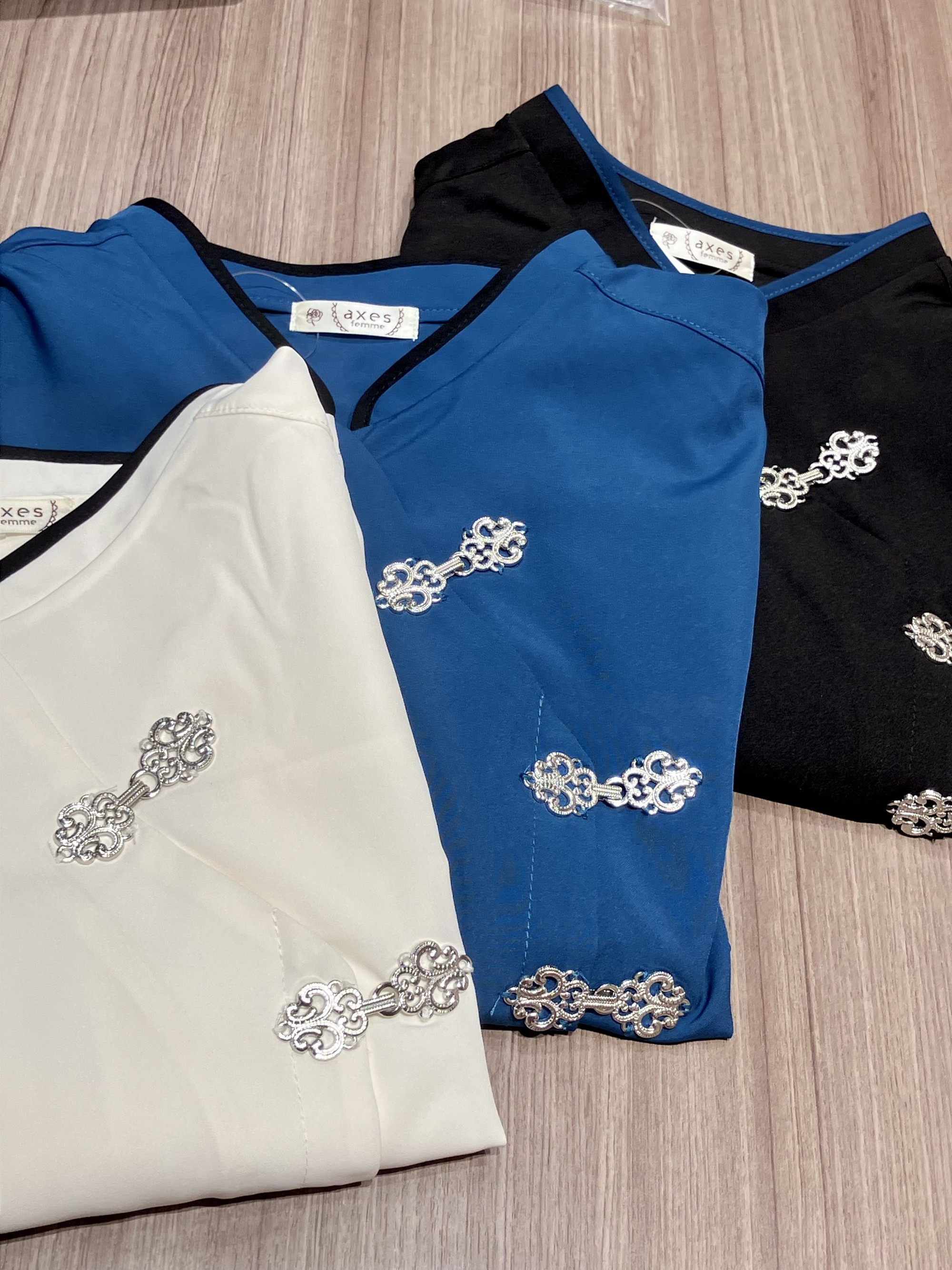 短め丈でスタイル爆盛れ◎チャイナボタンシャツ