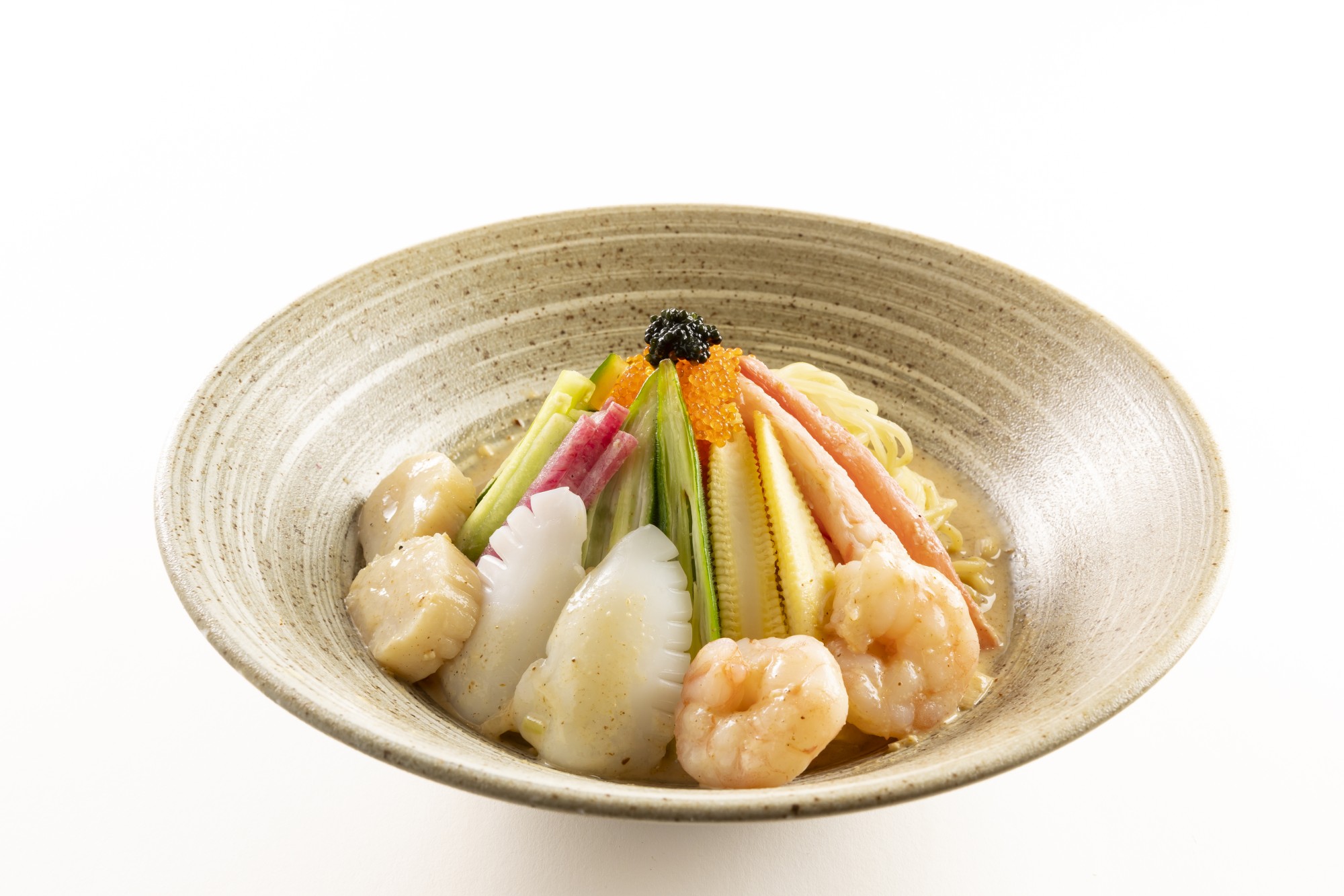 夏真っ盛り！！糀・海鮮胡麻冷麺！！！