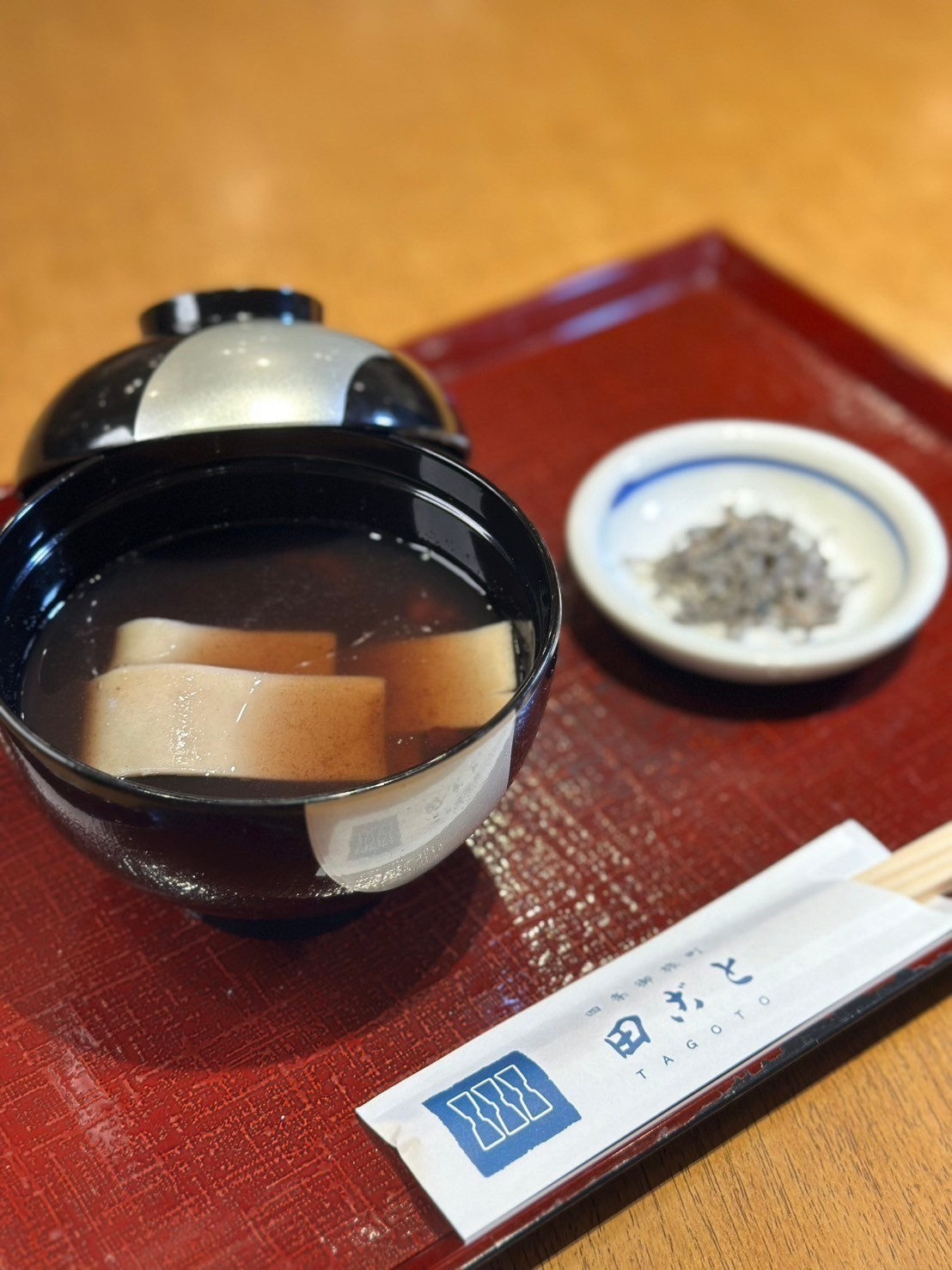 そばぜんざい