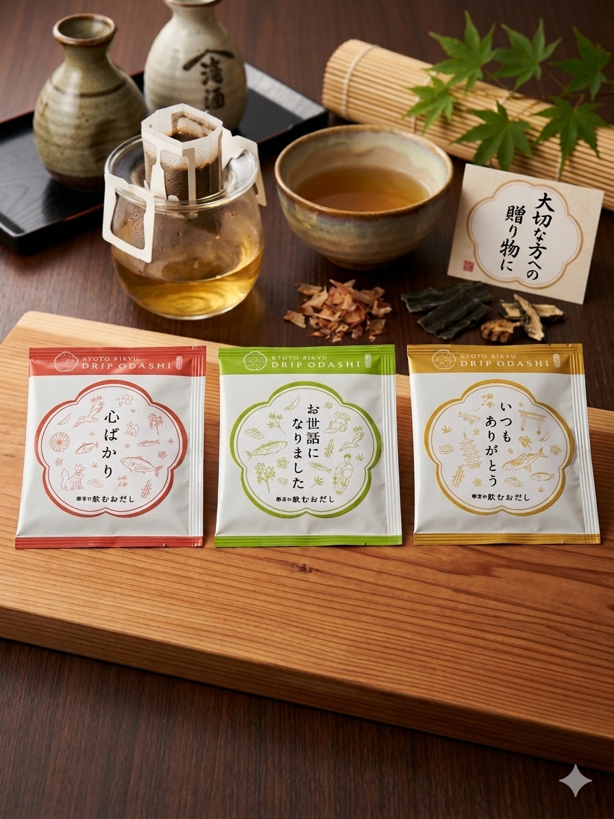 【離宮の飲むおだし】大切な方への贈り物に　