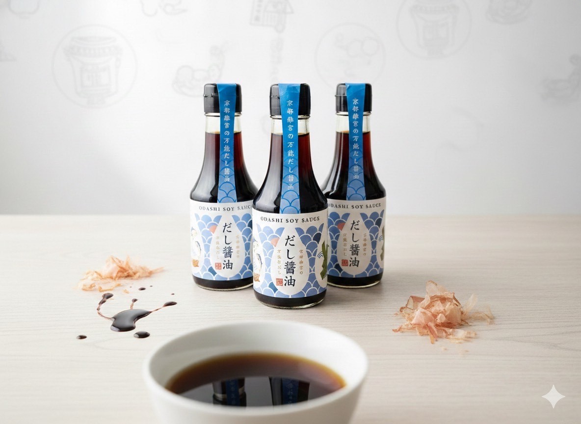 【新商品】"京都離宮のだし醬油" 販売開始
