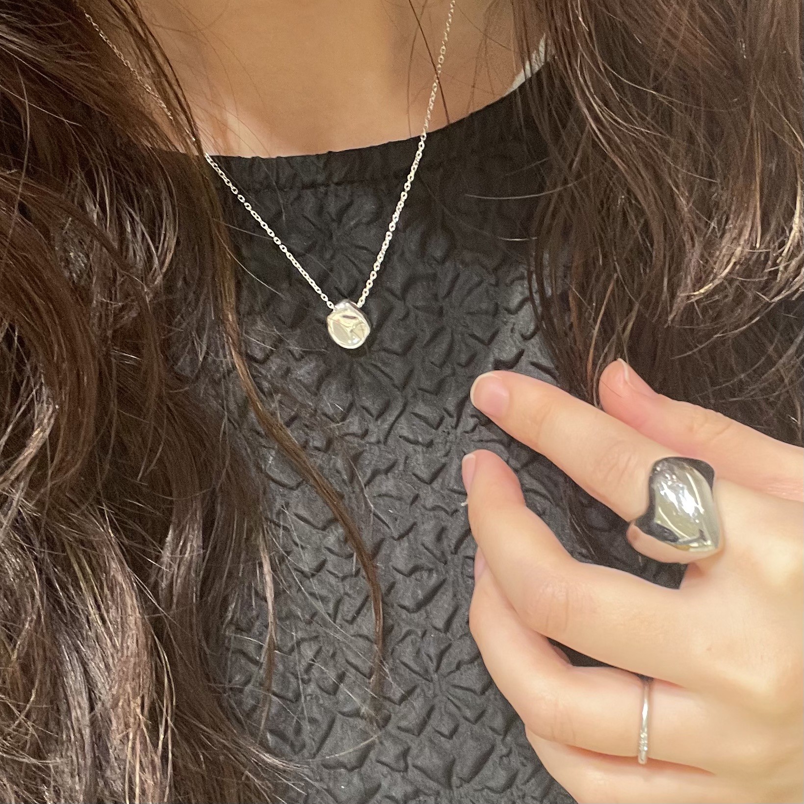 【🩵silver925！ワンポイントネックレス🪄🩵】