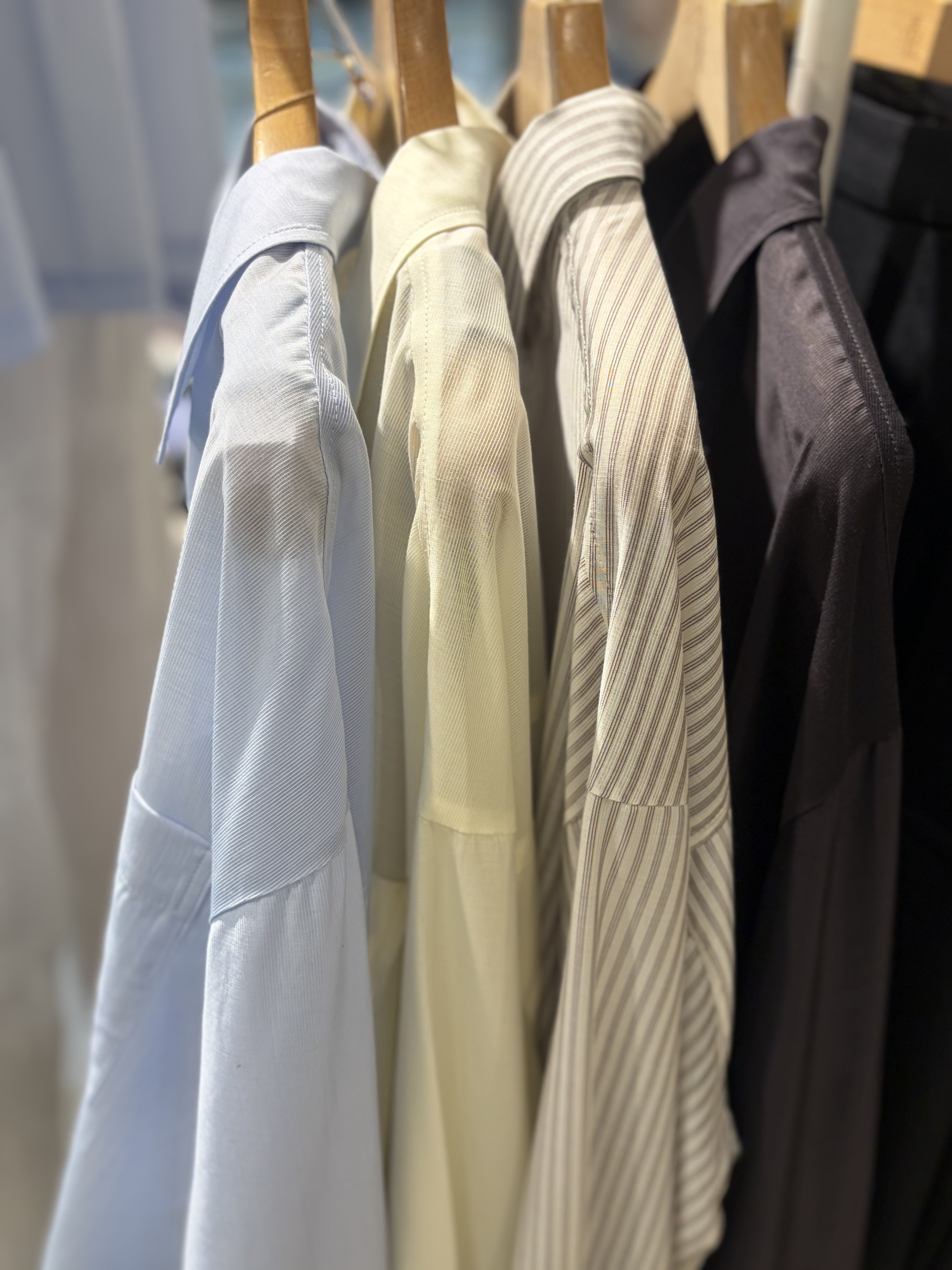 【羽織るだけで、こなれる透け感◎】シアーシャツ