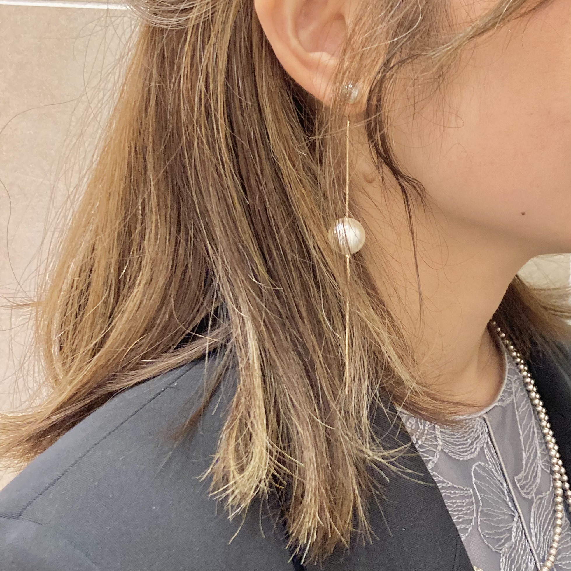 New⭐︎アシンメトリーパールピアス