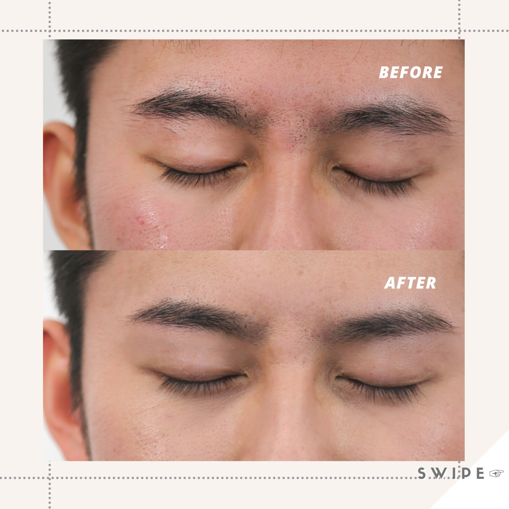 メンズ眉カット