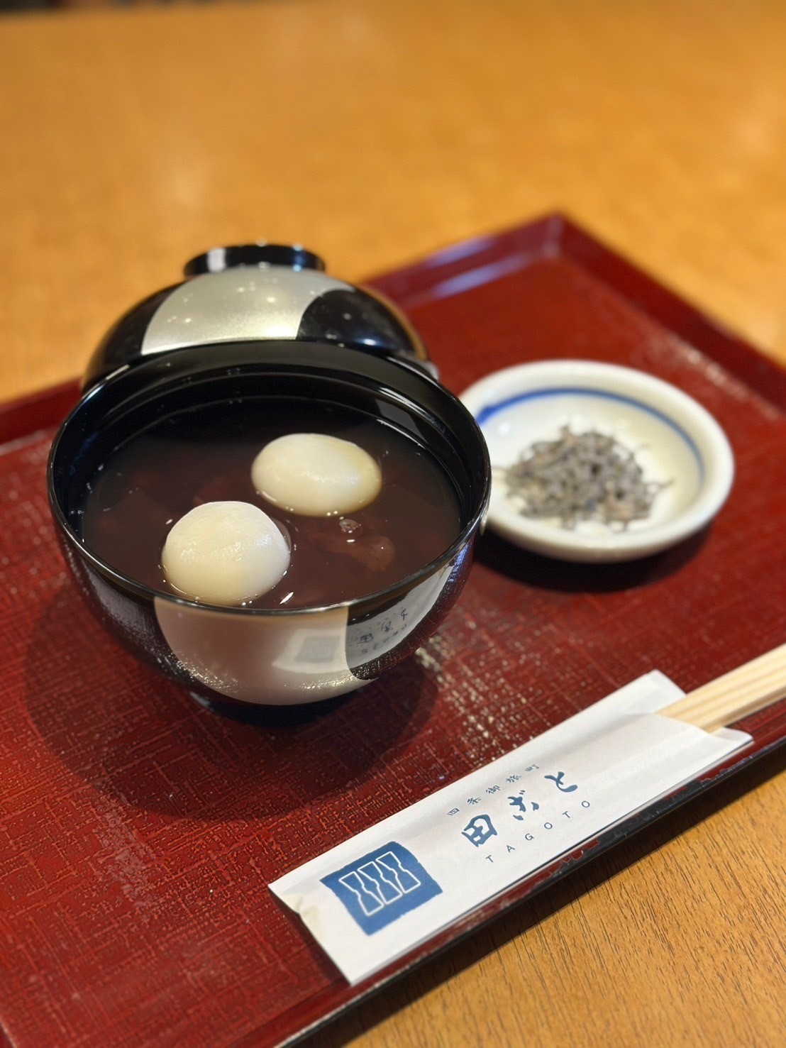蕎麦屋のぜんざい