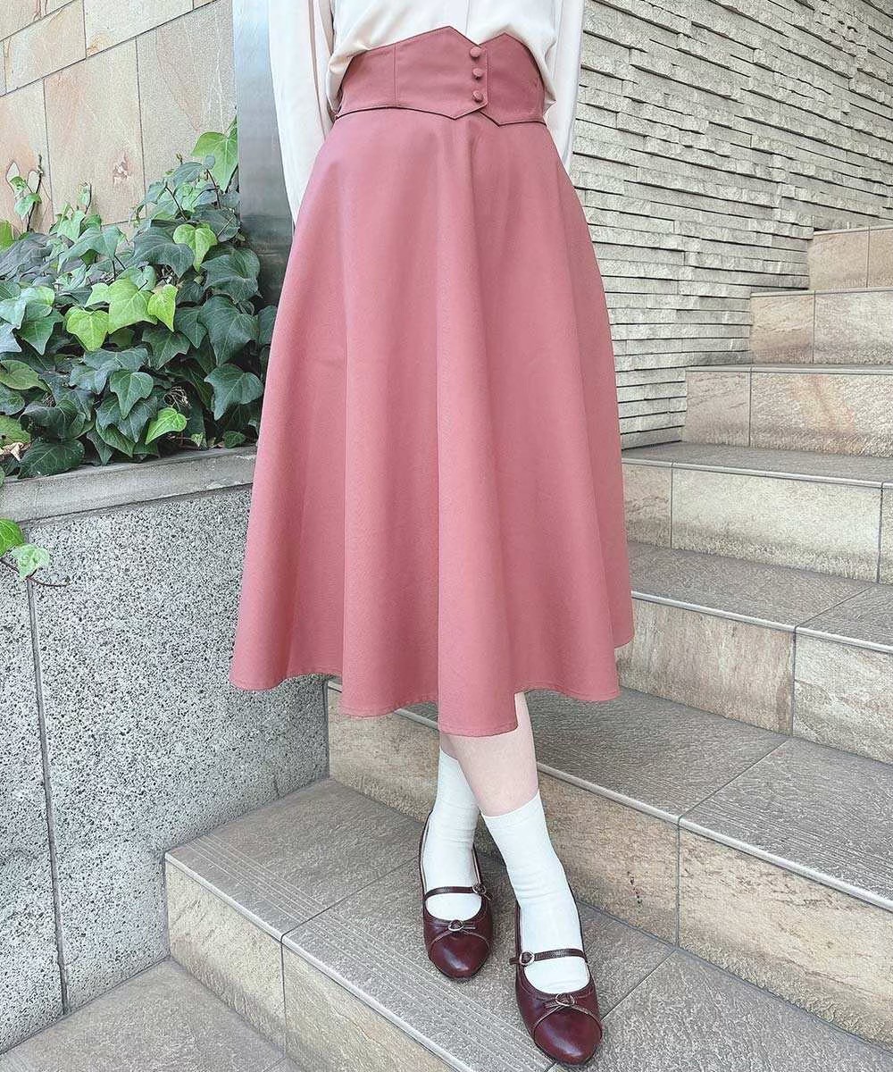 コルセットベルトの取り外しができる2way仕様のフレアースカート🥀