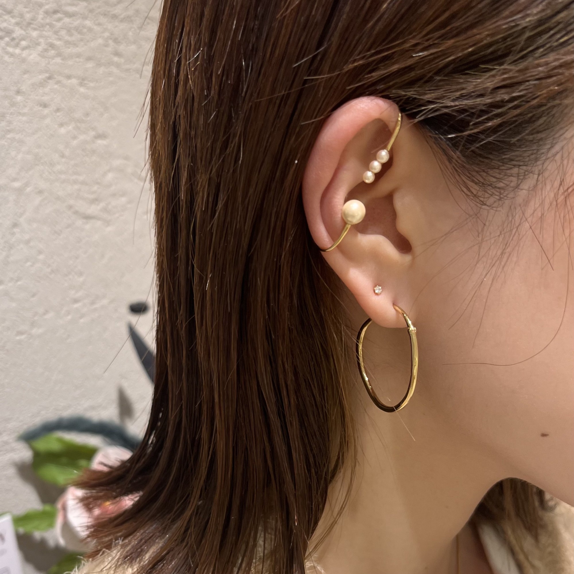 【🎄❄️冬にピッタリなパールのソリードカフ❄️🎄】