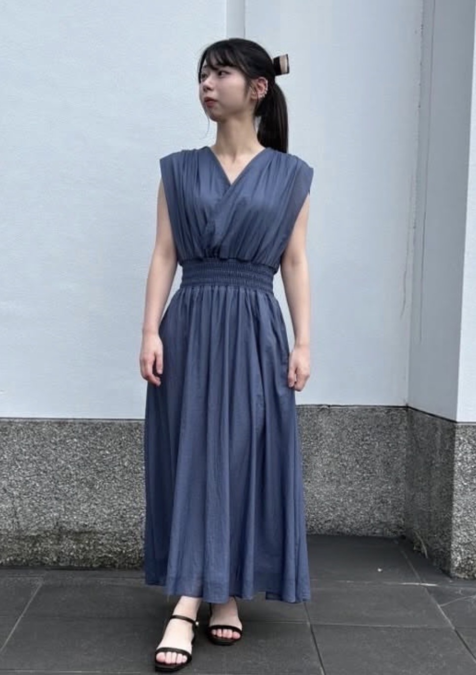 新色入荷🌟カシュクールシアーワンピース