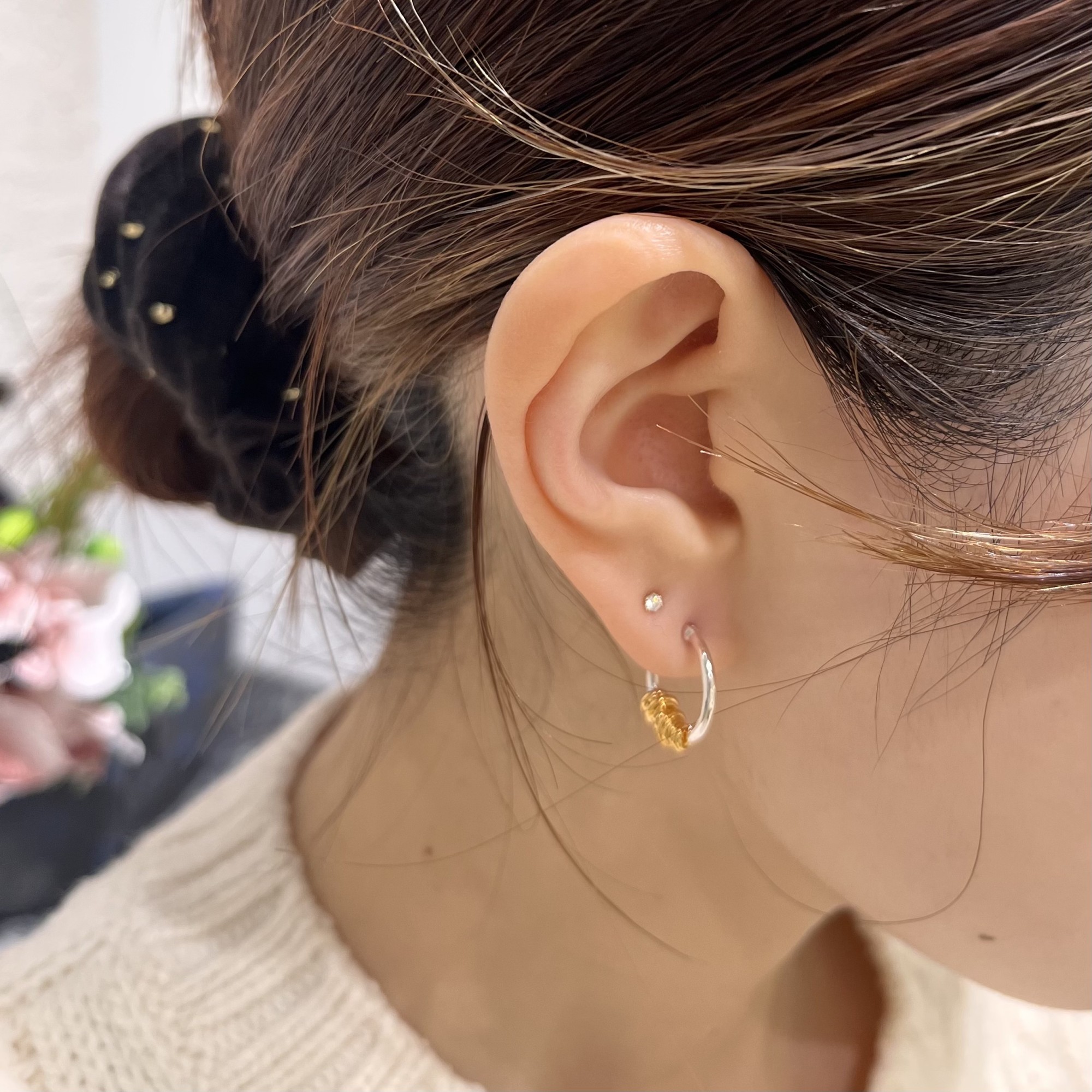 【👑新作👑デザインフープピアス👂🏻】