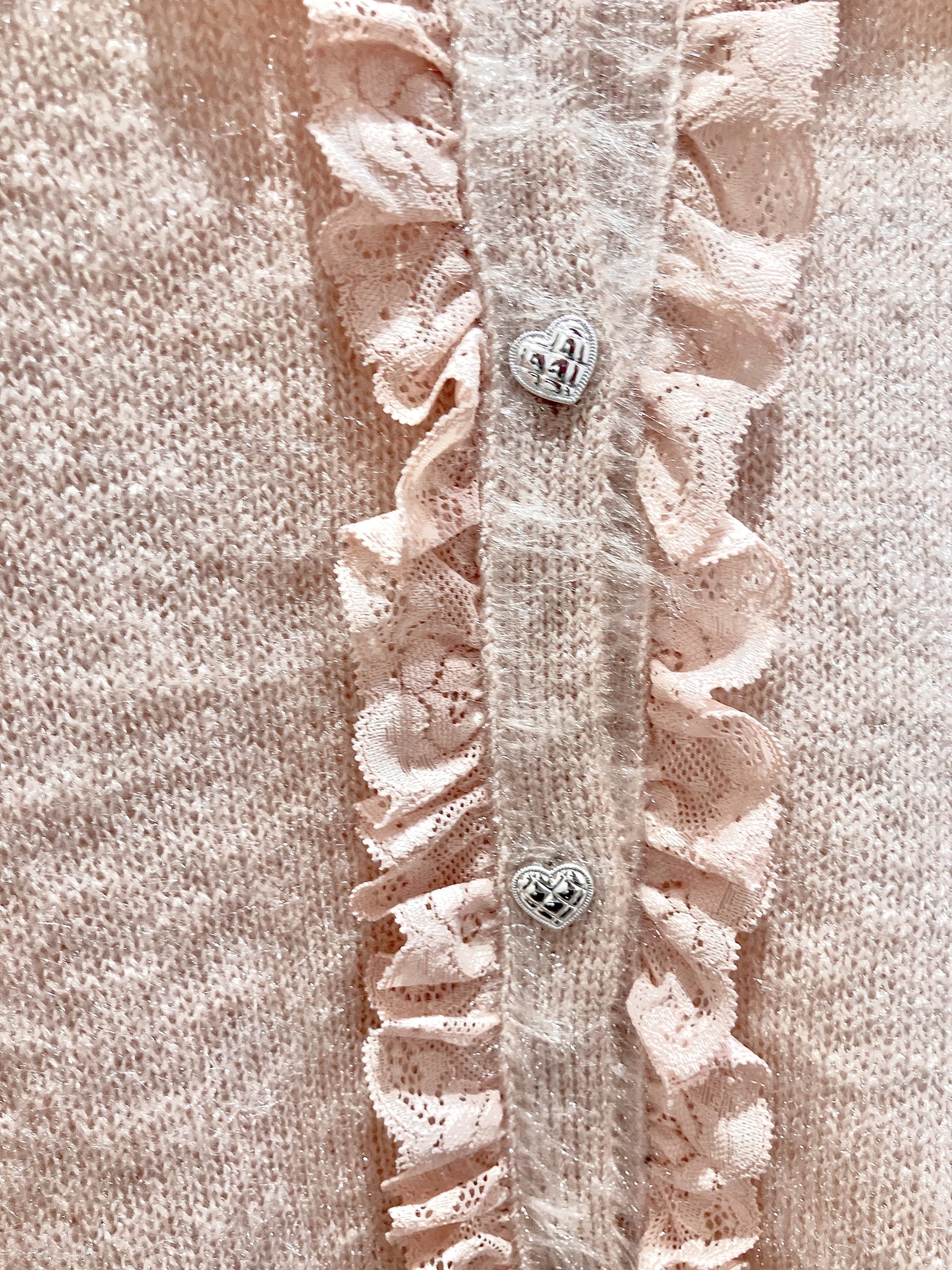 〘ラメシャギーにうっとり♡〙ニットカーディガン