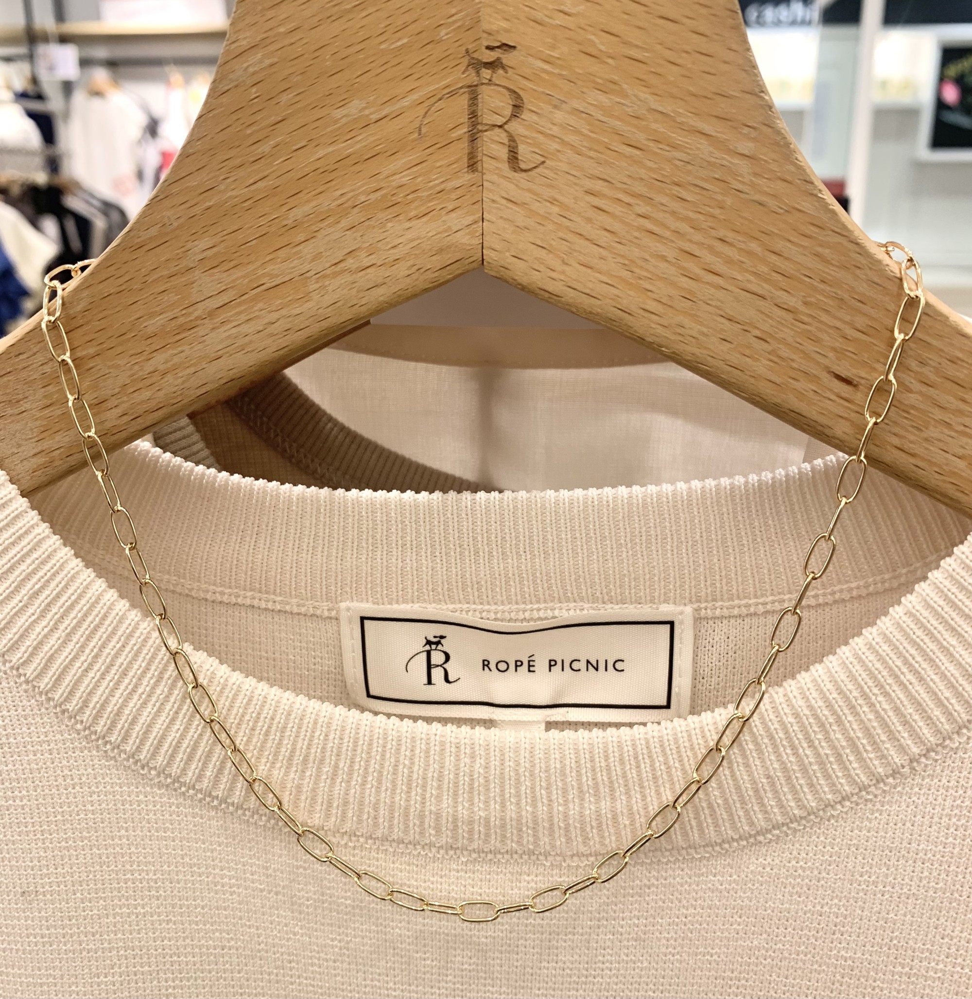 【ハート♡の留め具がポイント】ネックレス