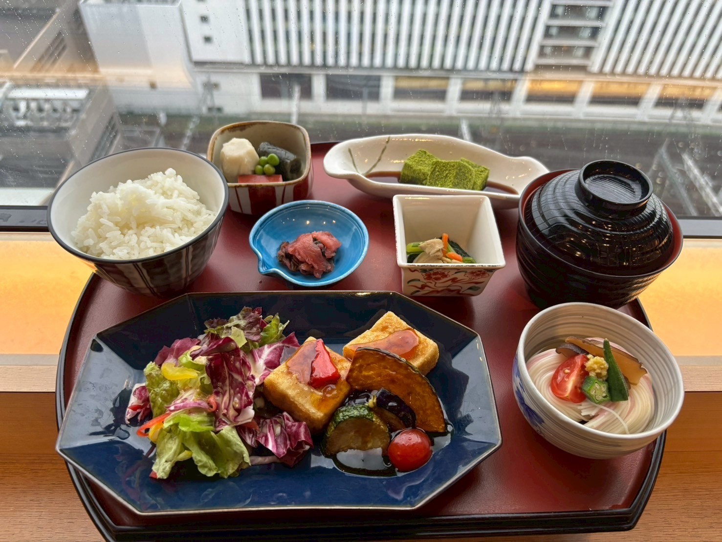 小町御膳に期間限定でお素麵が付きます♪