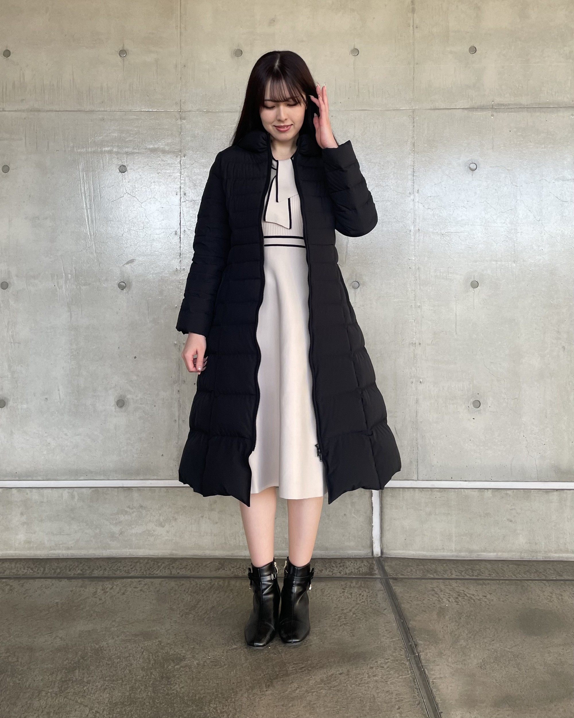 新作 美シルエットダウン