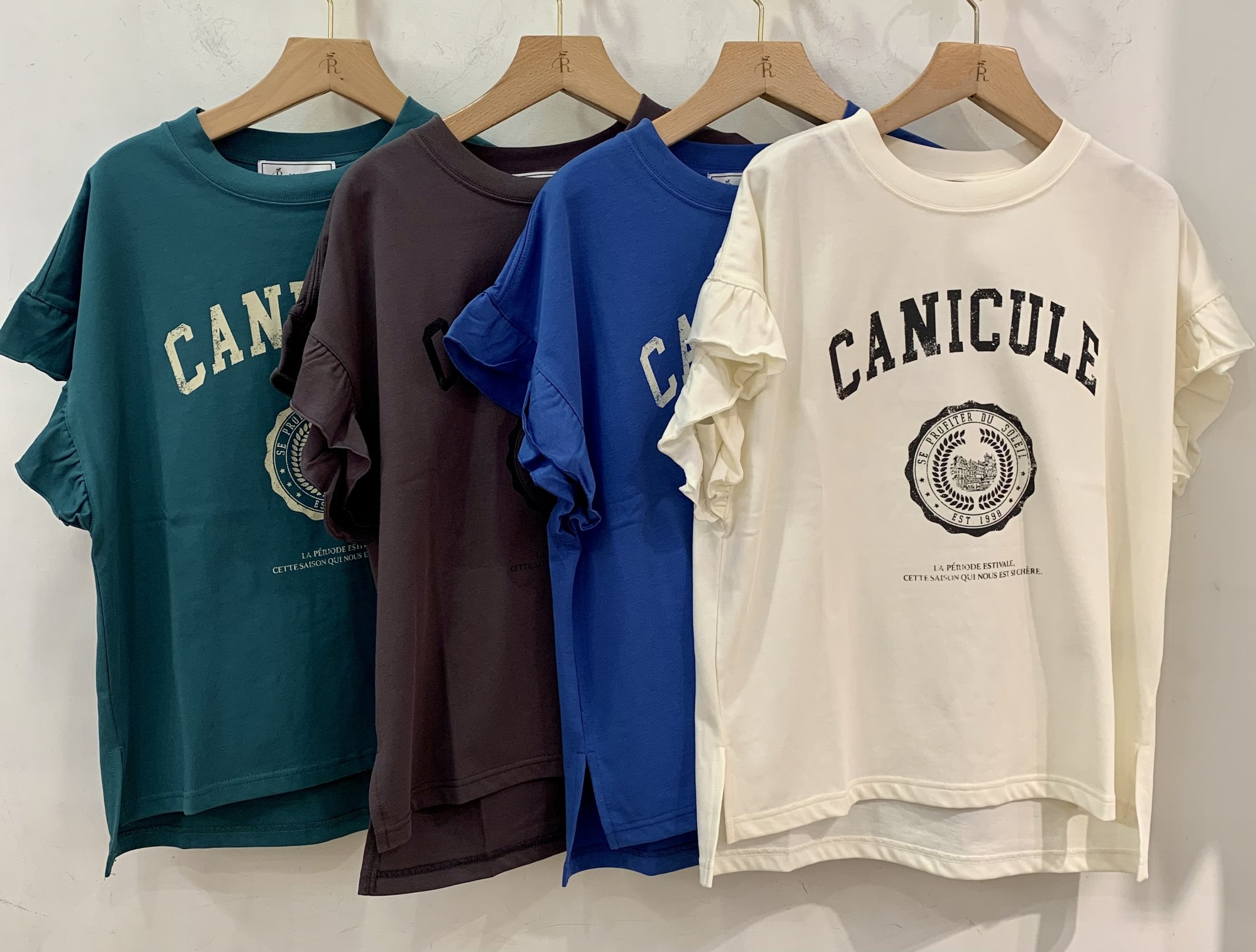 【1枚でミックススタイルが楽しめる】カレッジT