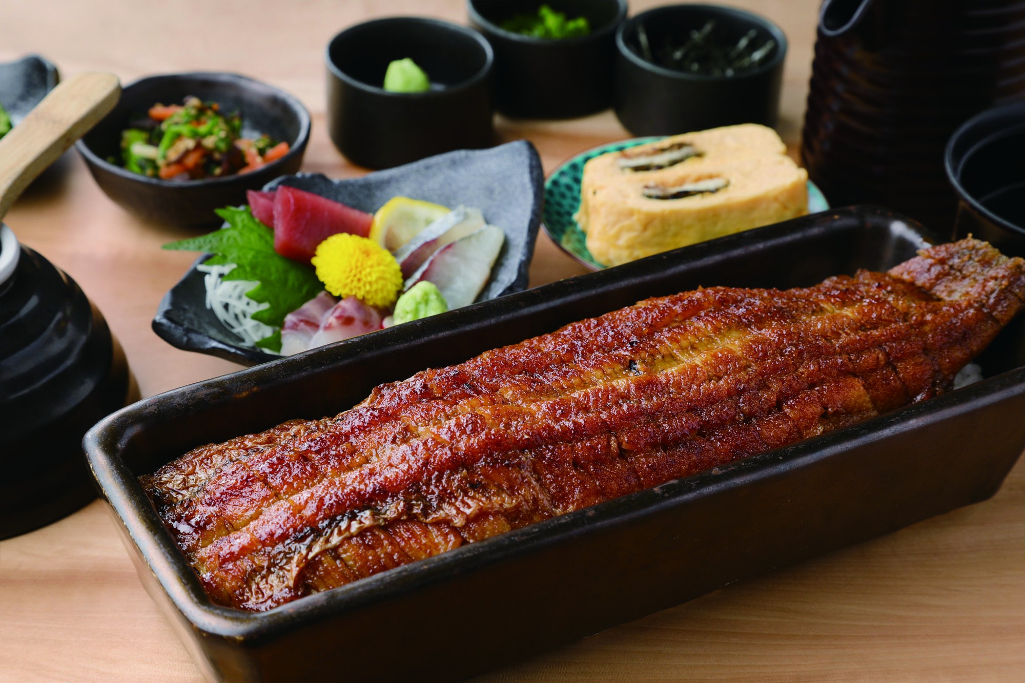 贅沢一本ひつまぶしセット