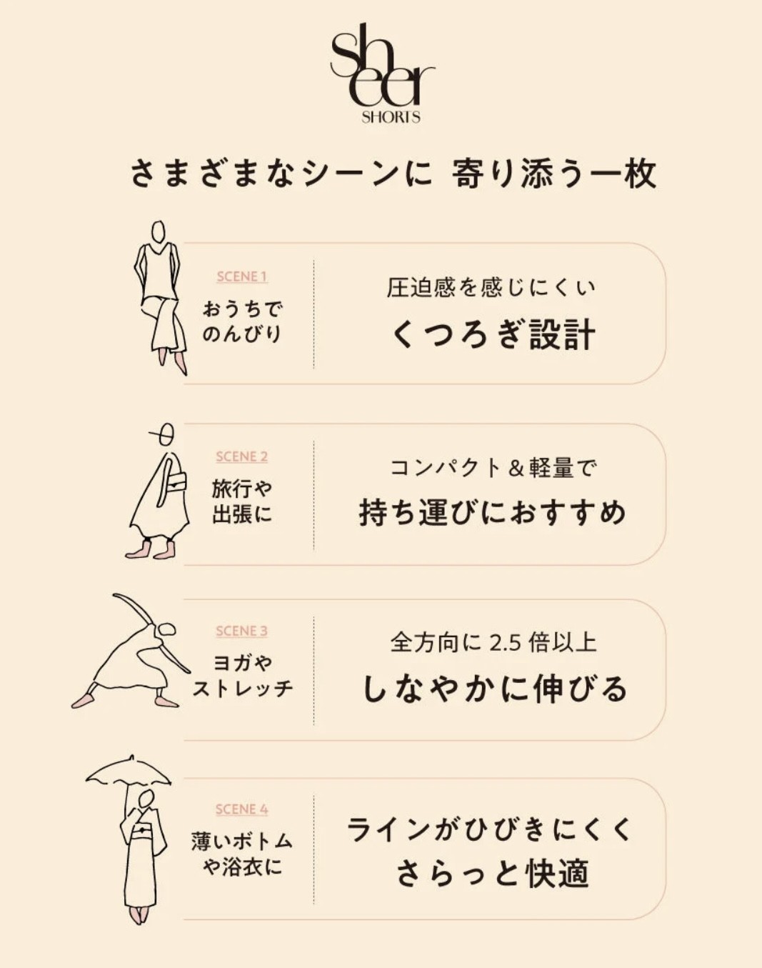大人気のシアーショーツ♡