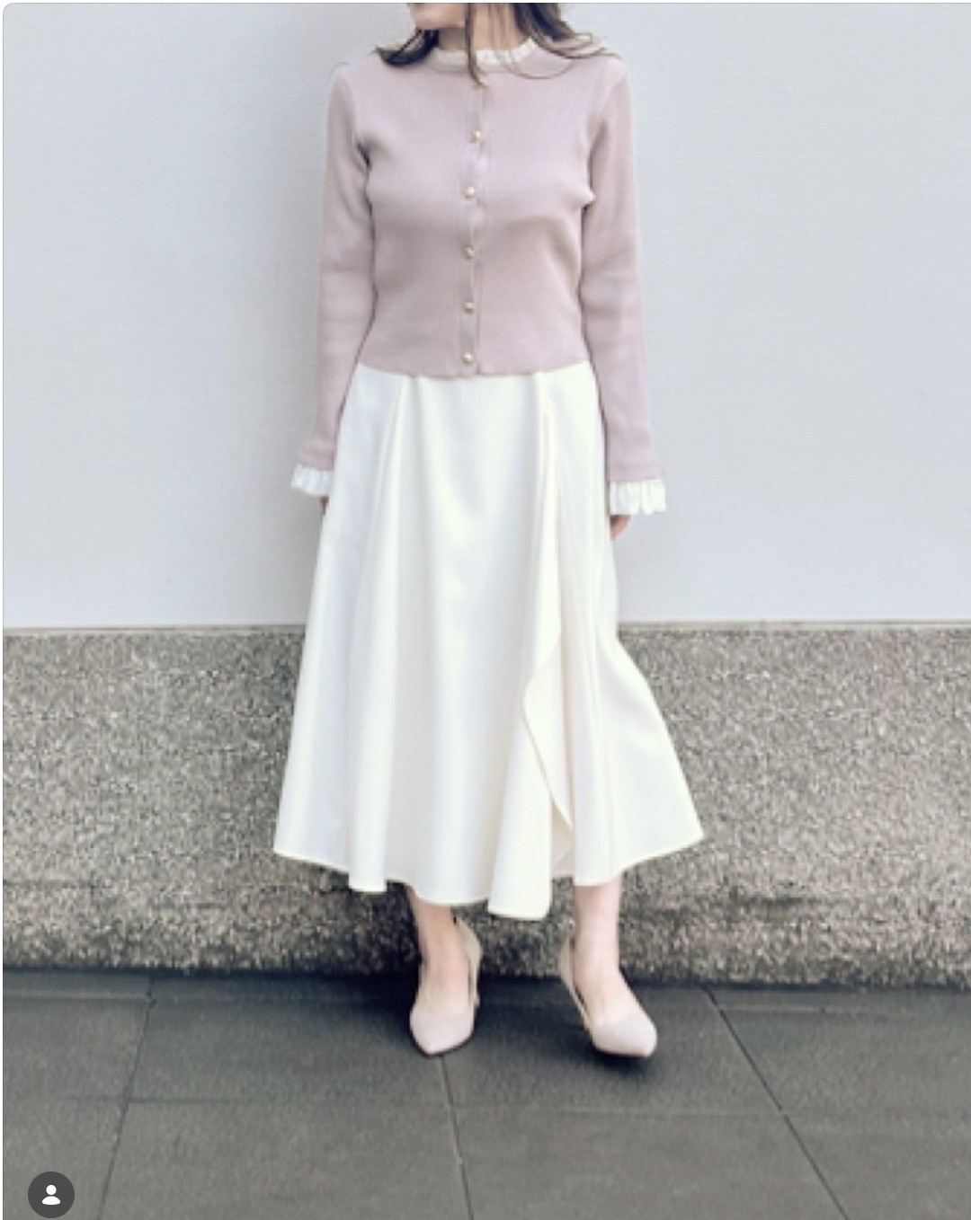 程よい甘さ💞フリルデザインカーデ