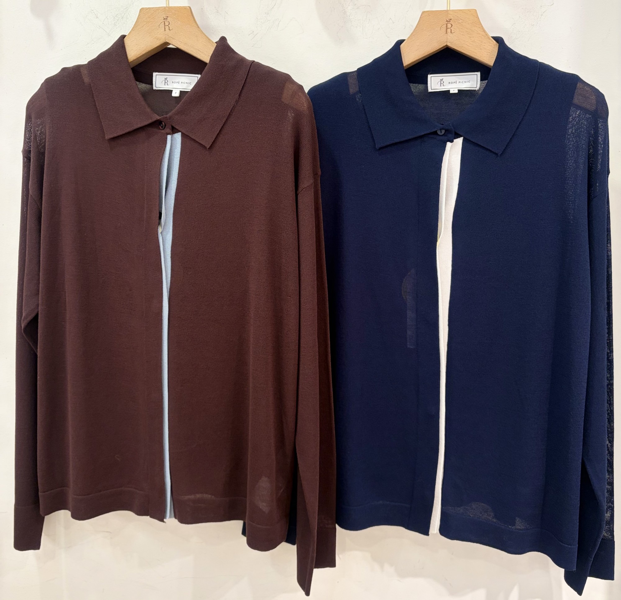 【きれいめにもカジュアルにも】配色ニットセット